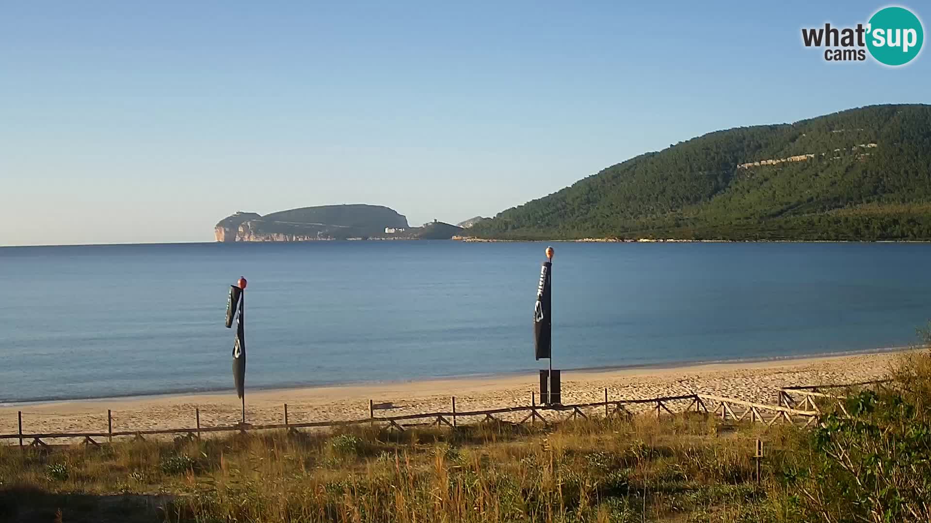 Spletna kamera plaža La Stalla Riviera del Corallo – Alghero – Sardinija – Italija