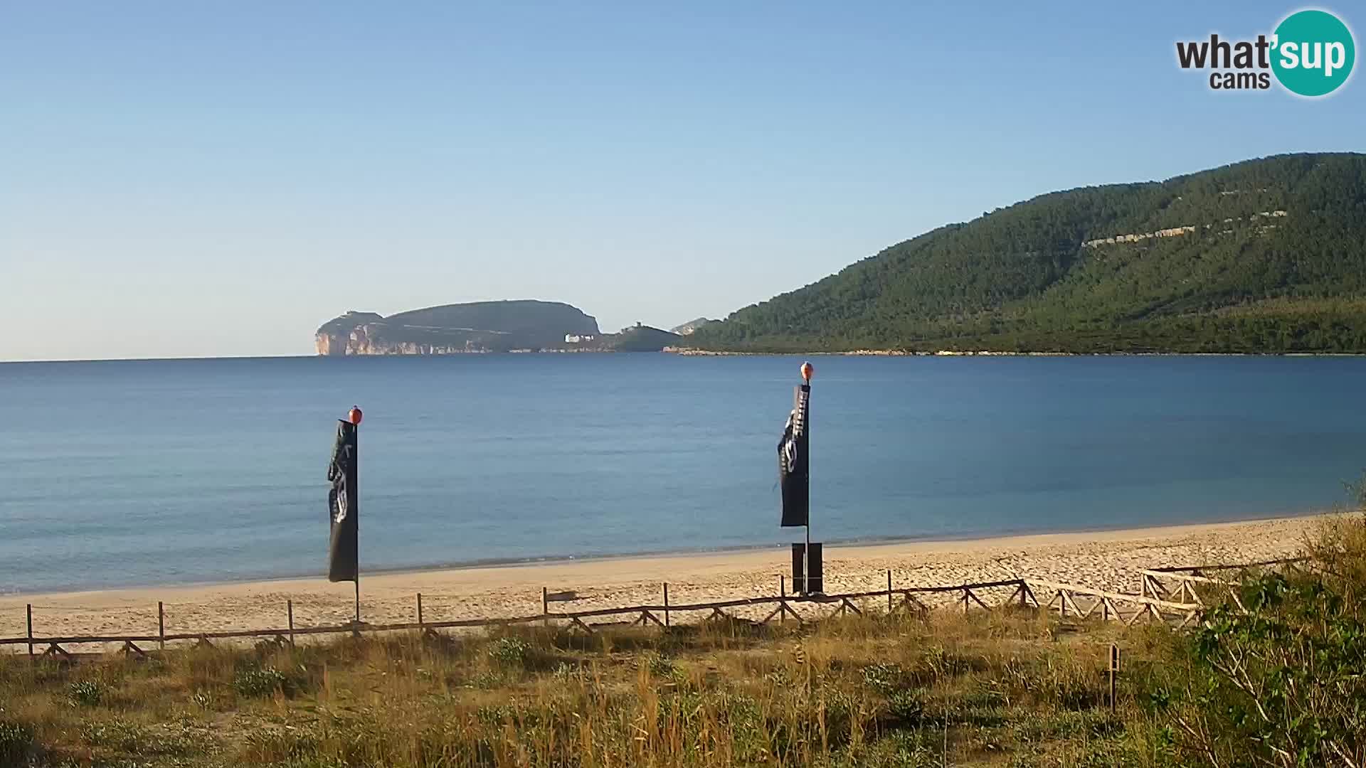 Spletna kamera plaža La Stalla Riviera del Corallo – Alghero – Sardinija – Italija