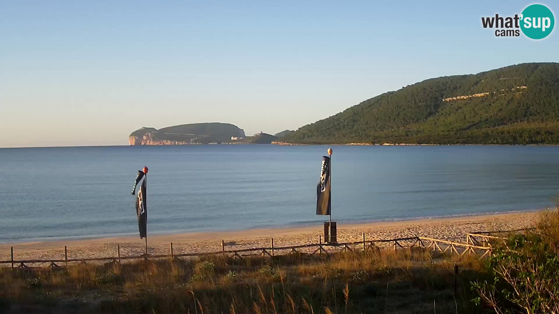 Spletna kamera plaža La Stalla Riviera del Corallo – Alghero – Sardinija – Italija