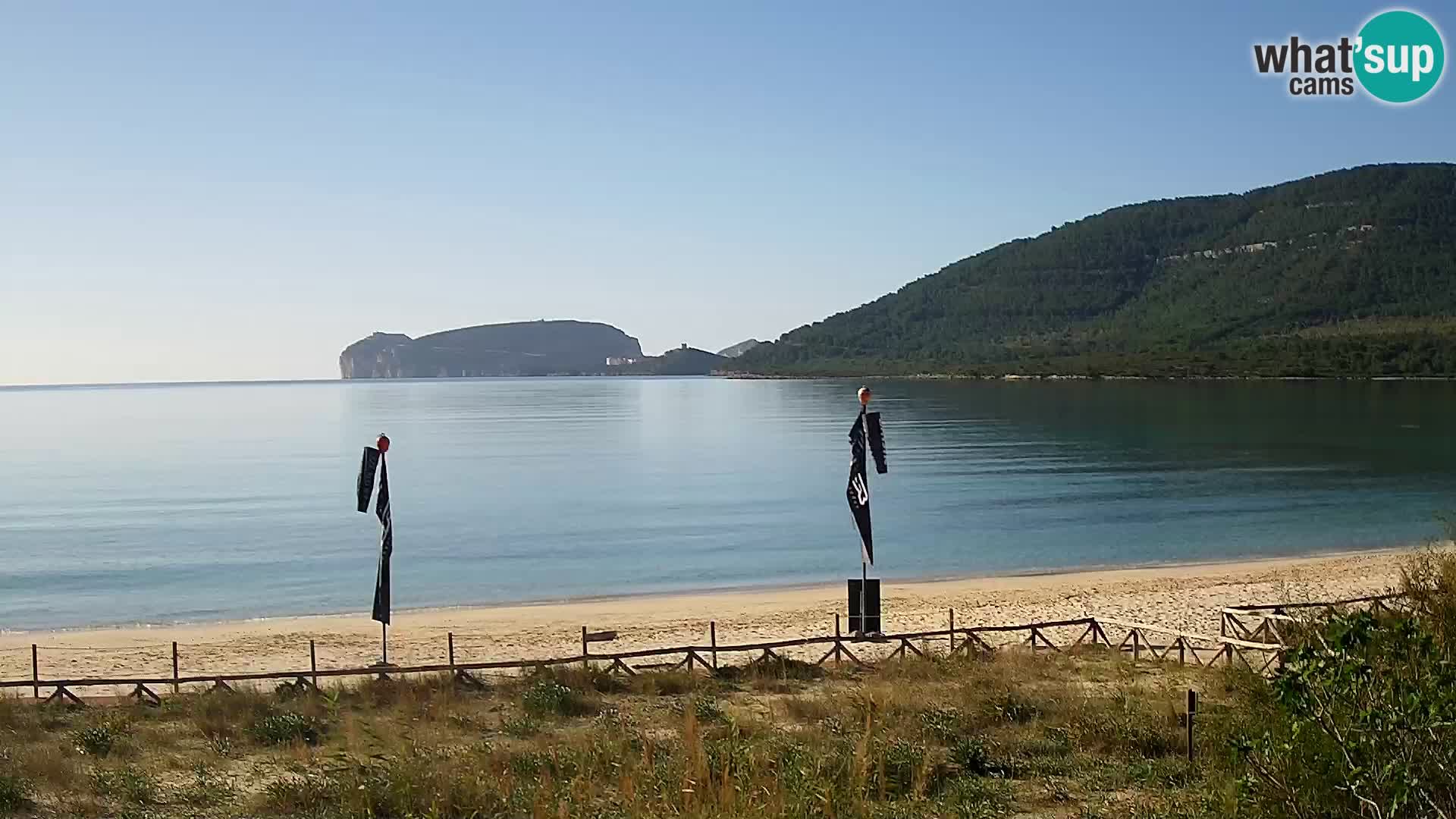 Spletna kamera plaža La Stalla Riviera del Corallo – Alghero – Sardinija – Italija