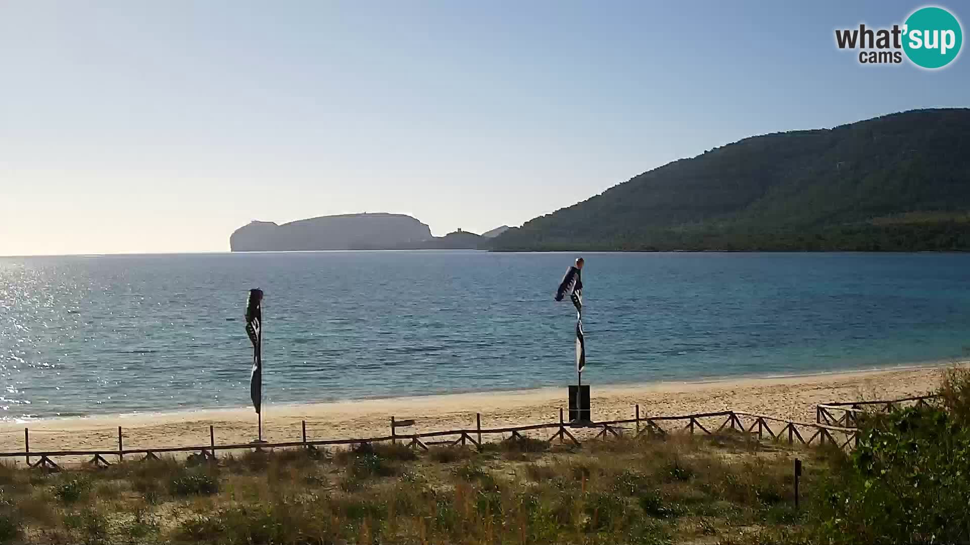 Webcam spiaggia La Stalla Riviera del Corallo – Alghero – Sardegna