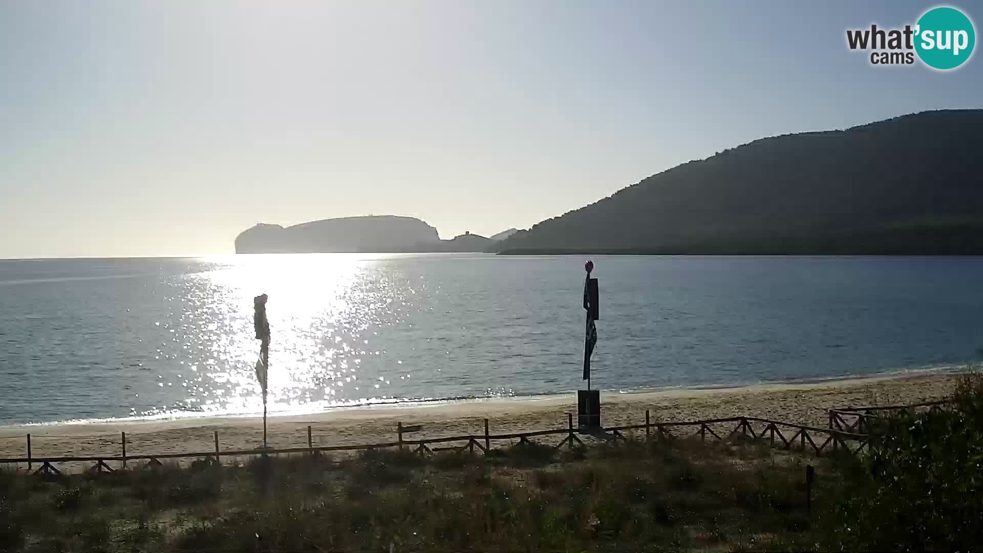 Webcam spiaggia La Stalla Riviera del Corallo – Alghero – Sardegna