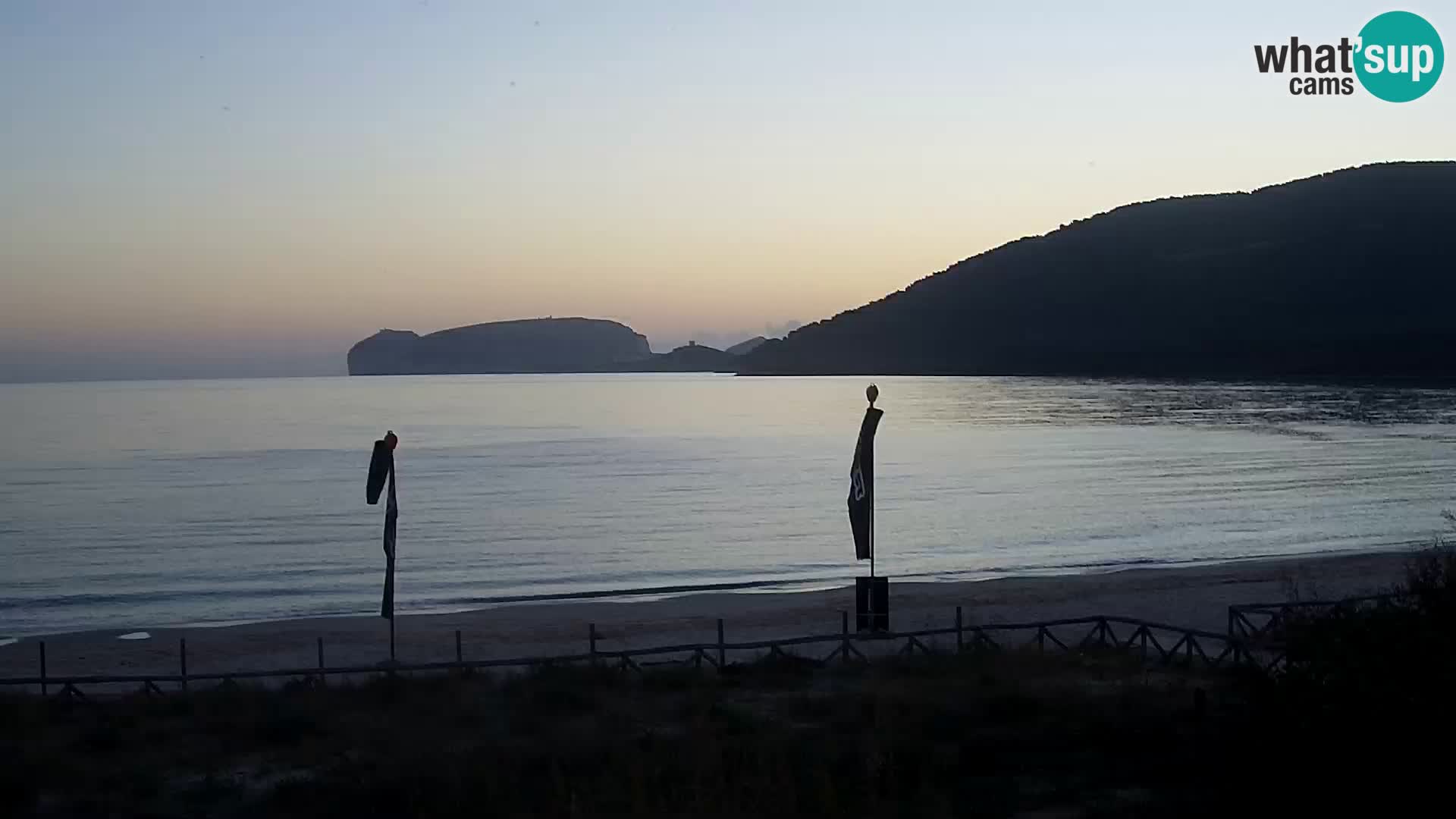 Spletna kamera plaža La Stalla Riviera del Corallo – Alghero – Sardinija – Italija