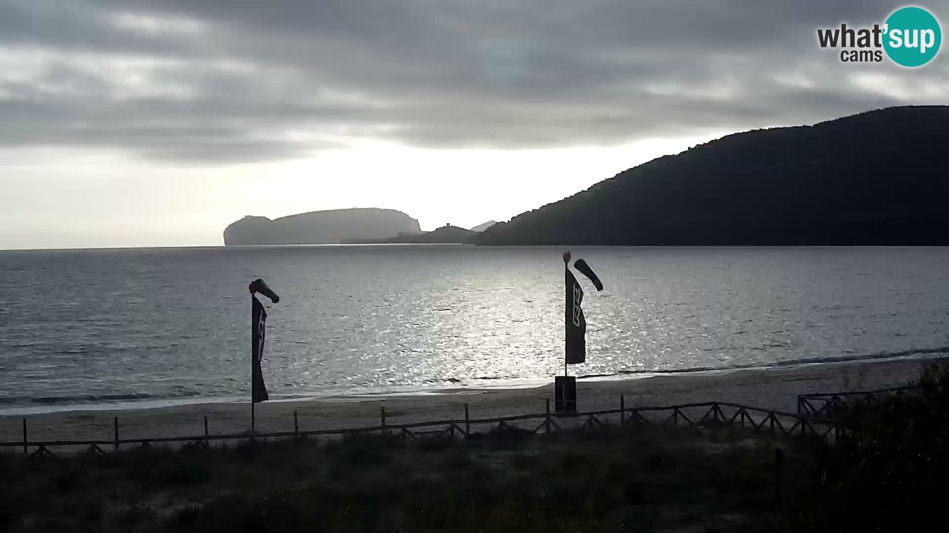 Spletna kamera plaža La Stalla Riviera del Corallo – Alghero – Sardinija – Italija