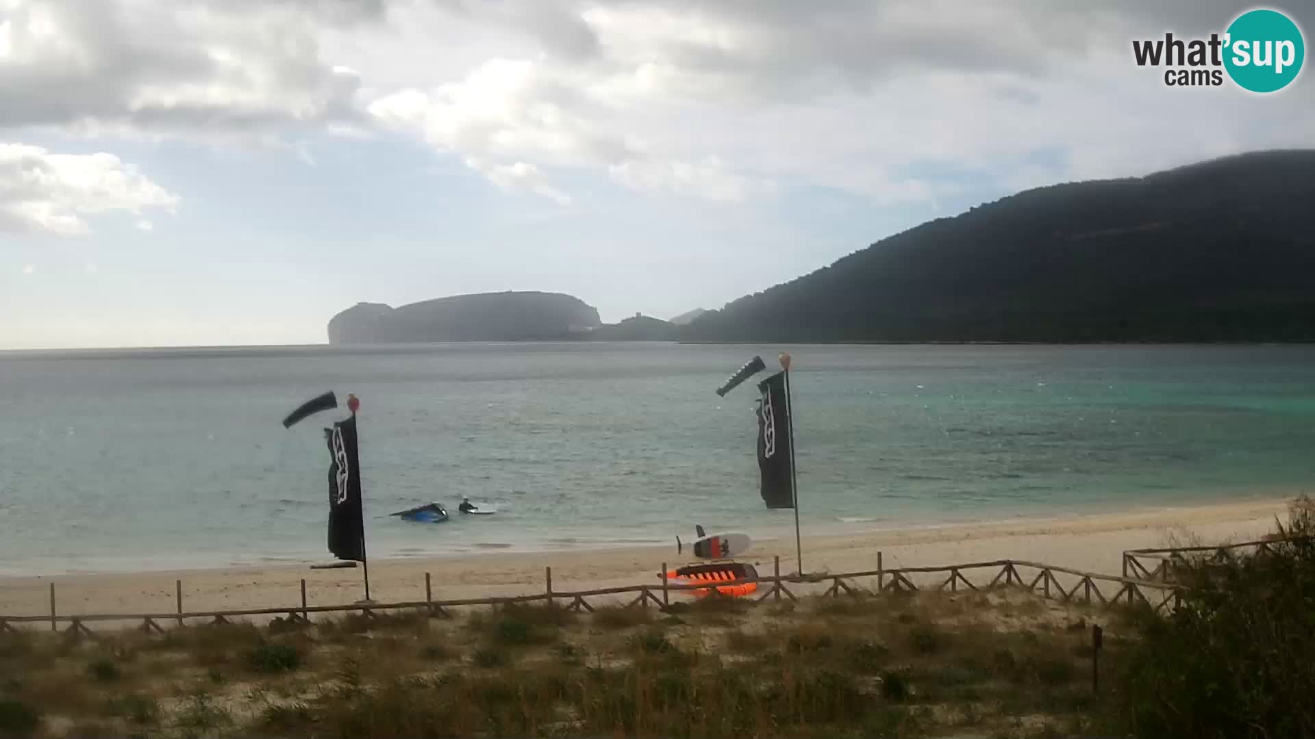 Spletna kamera plaža La Stalla Riviera del Corallo – Alghero – Sardinija – Italija