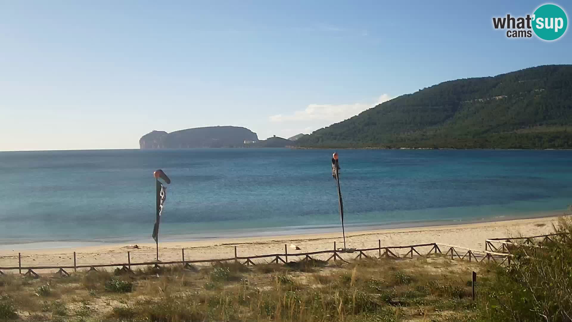 Spletna kamera plaža La Stalla Riviera del Corallo – Alghero – Sardinija – Italija