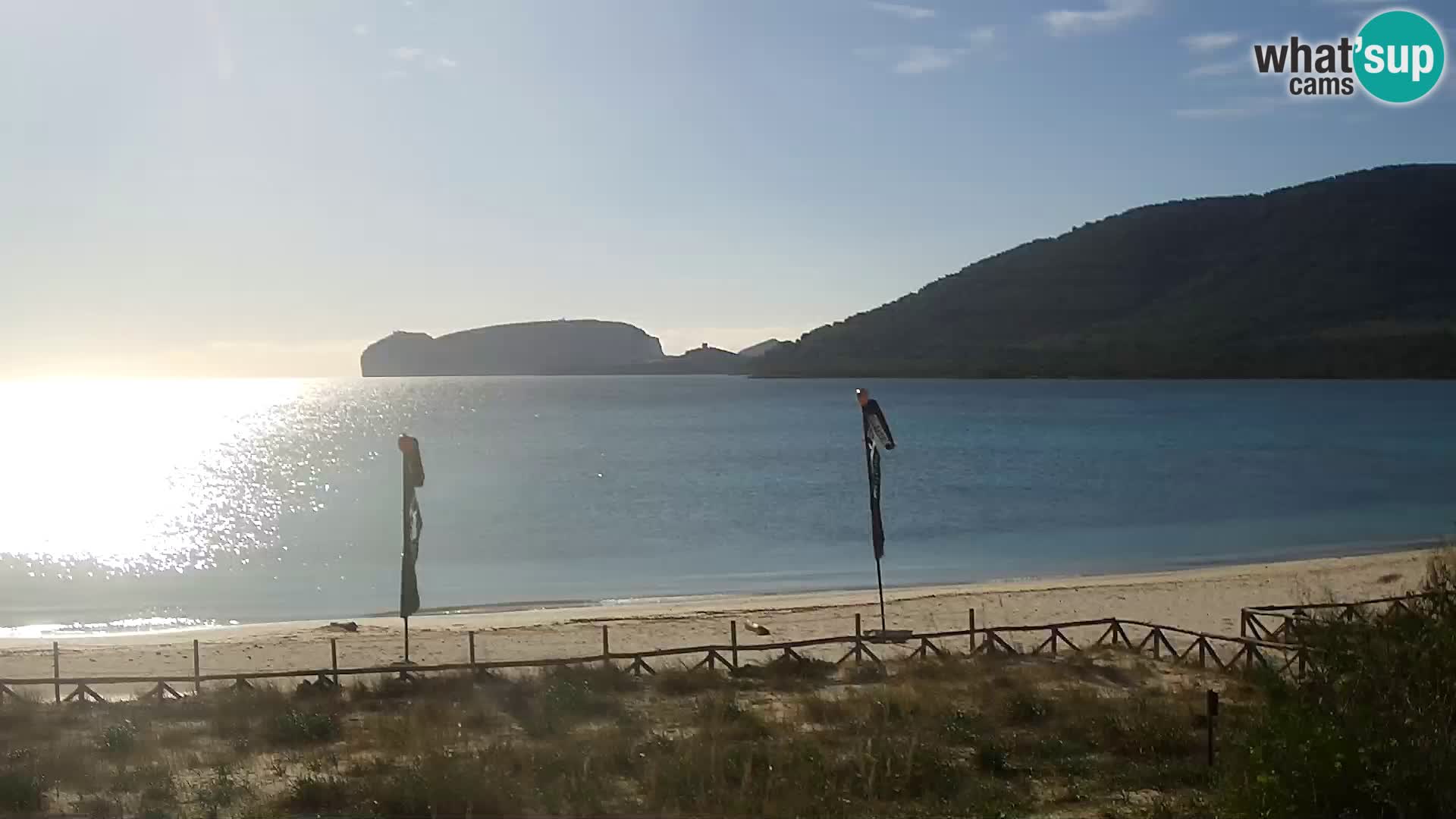 Live webcam La Stalla beach Riviera del Corallo – Alghero – Sardinia – Italy