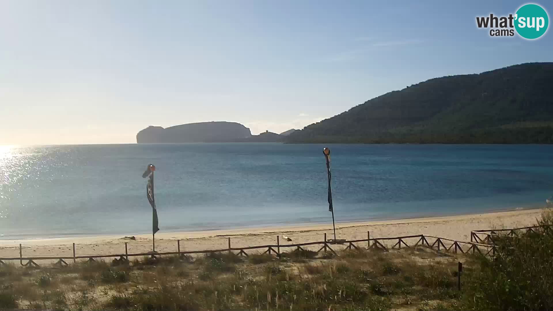 Spletna kamera plaža La Stalla Riviera del Corallo – Alghero – Sardinija – Italija