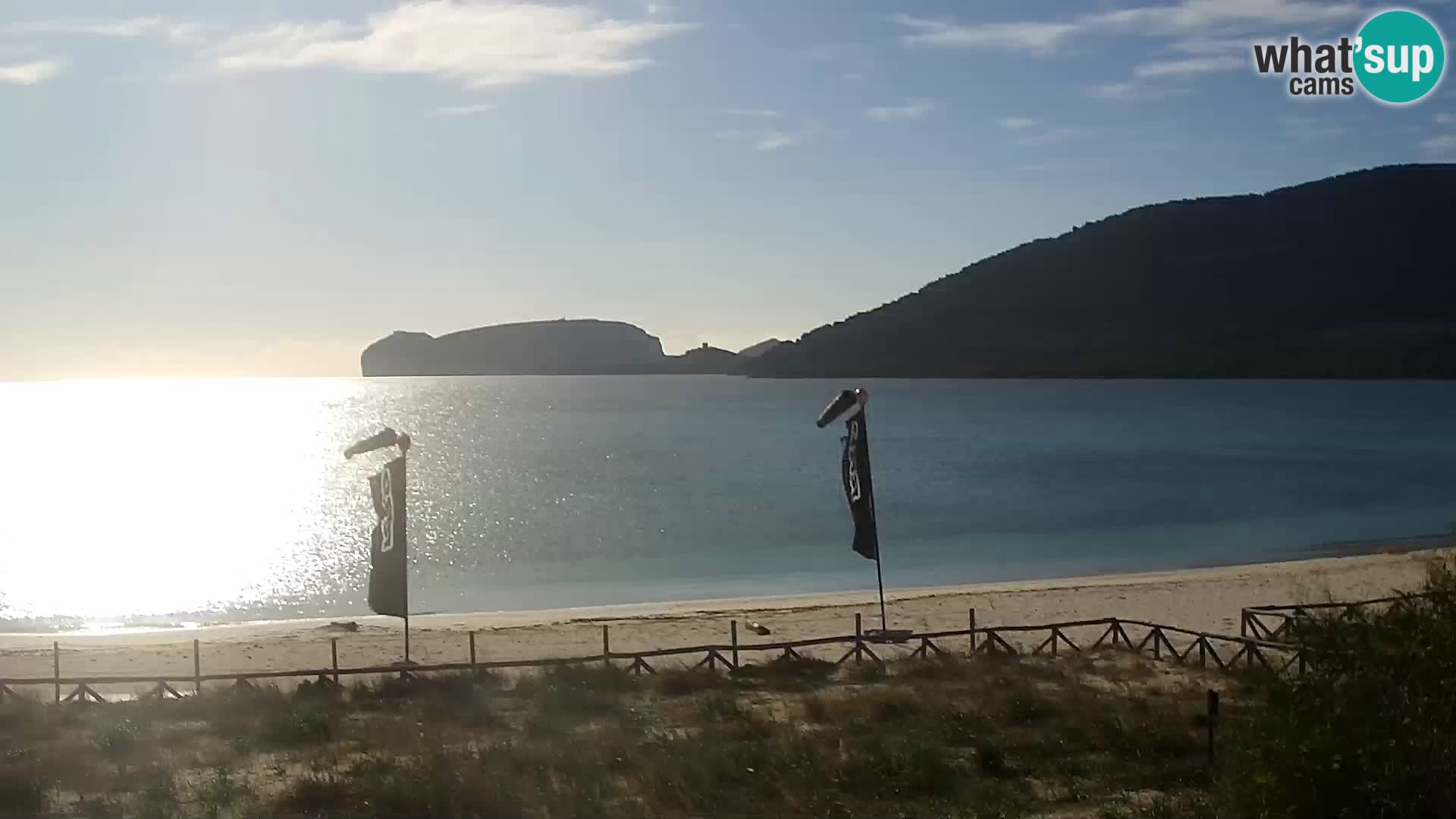 Live webcam La Stalla beach Riviera del Corallo – Alghero – Sardinia – Italy