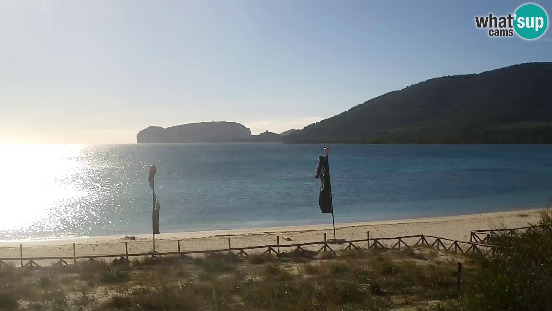 Live webcam La Stalla beach Riviera del Corallo – Alghero – Sardinia – Italy