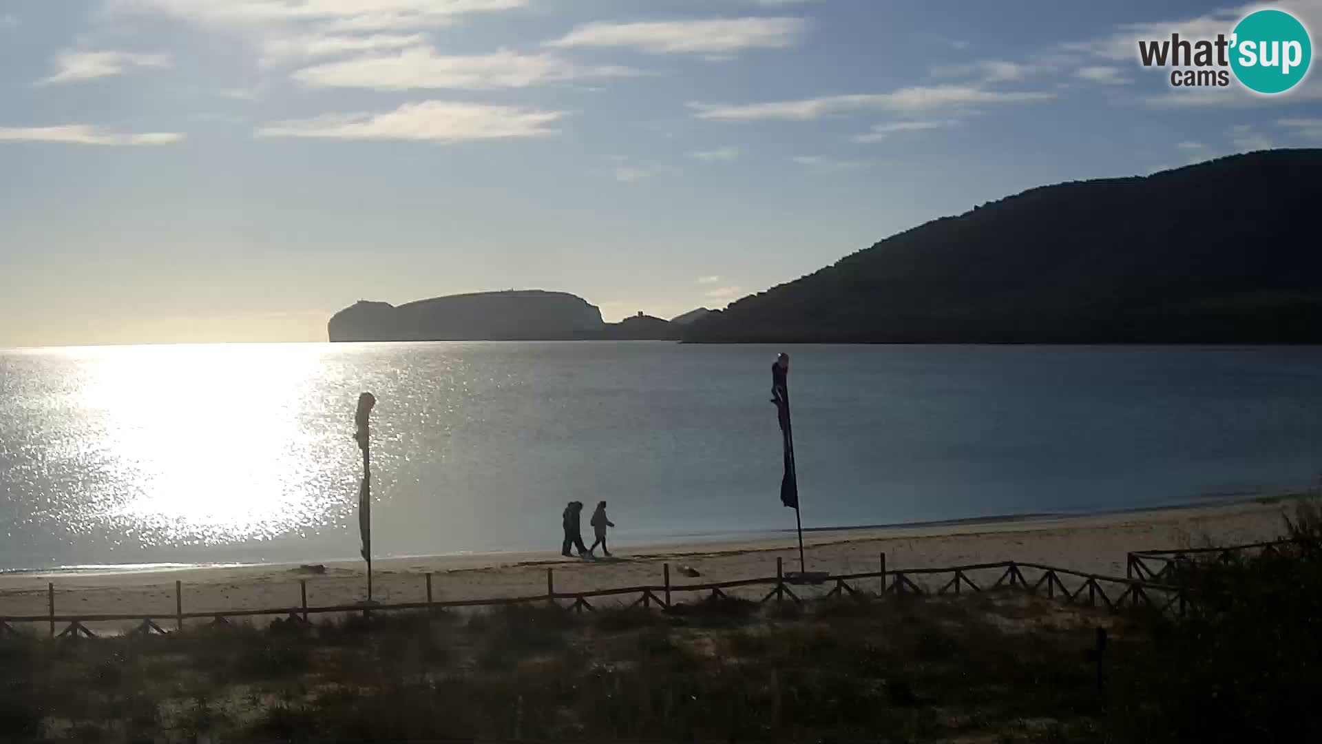 Live webcam La Stalla beach Riviera del Corallo – Alghero – Sardinia – Italy