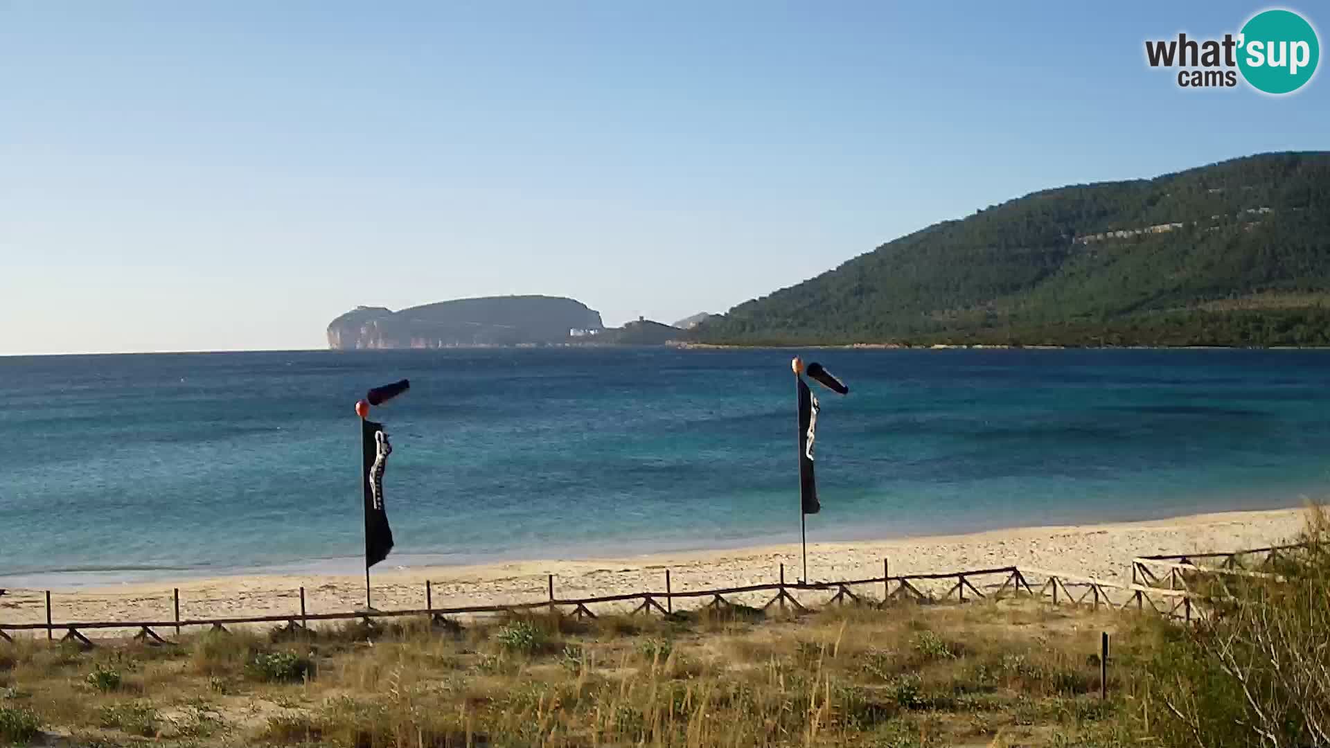 Live webcam La Stalla beach Riviera del Corallo – Alghero – Sardinia – Italy