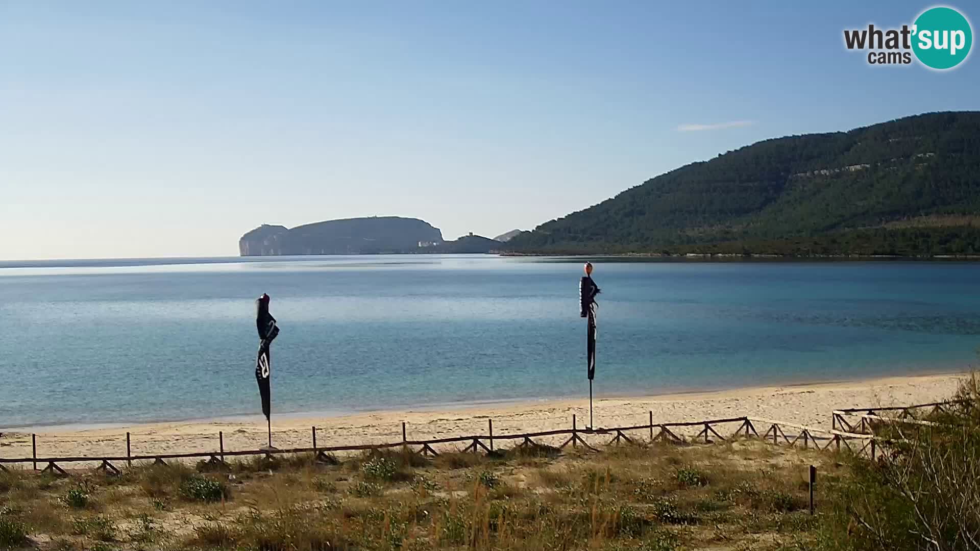 Live webcam La Stalla beach Riviera del Corallo – Alghero – Sardinia – Italy