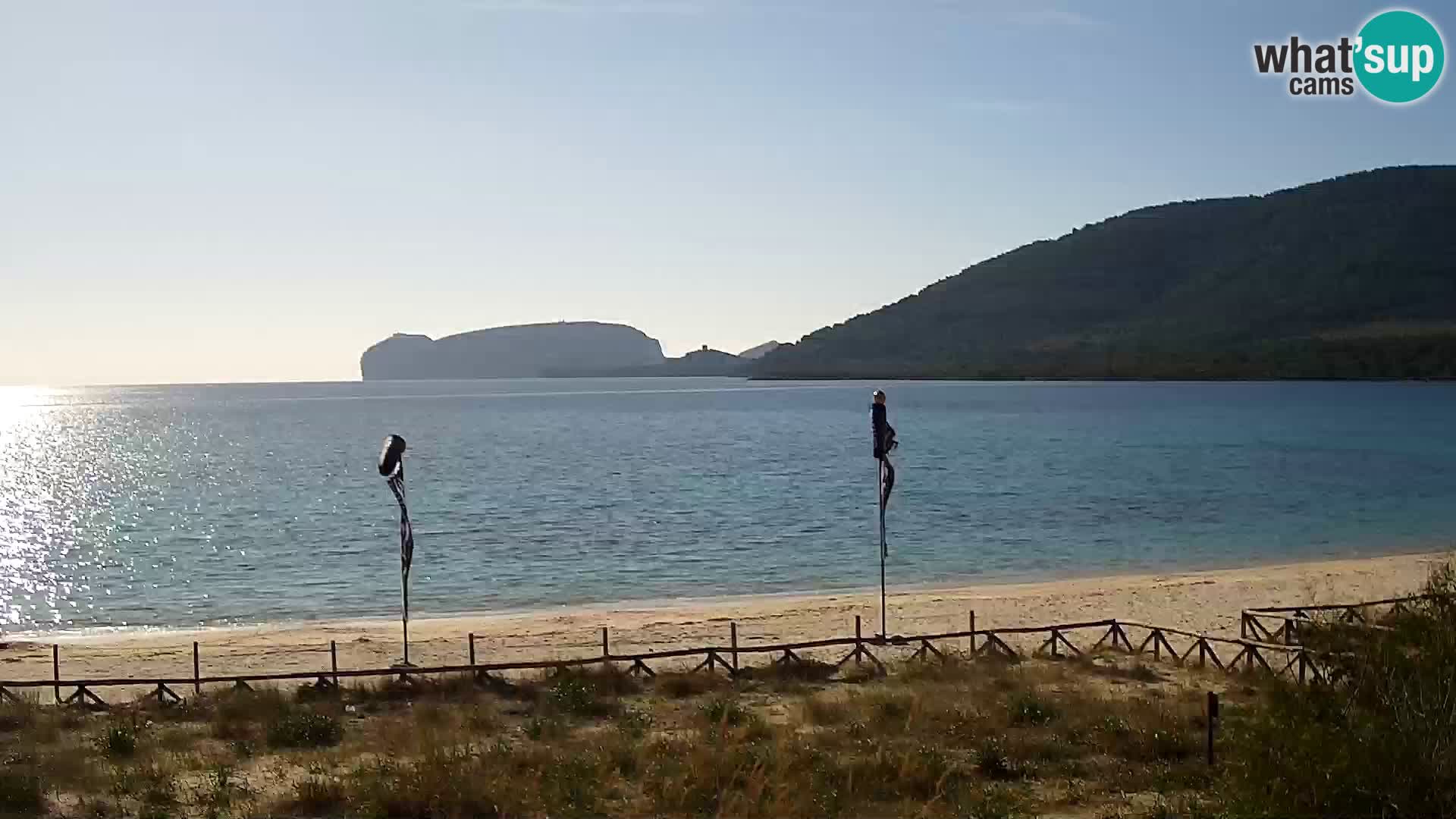 Live webcam La Stalla beach Riviera del Corallo – Alghero – Sardinia – Italy