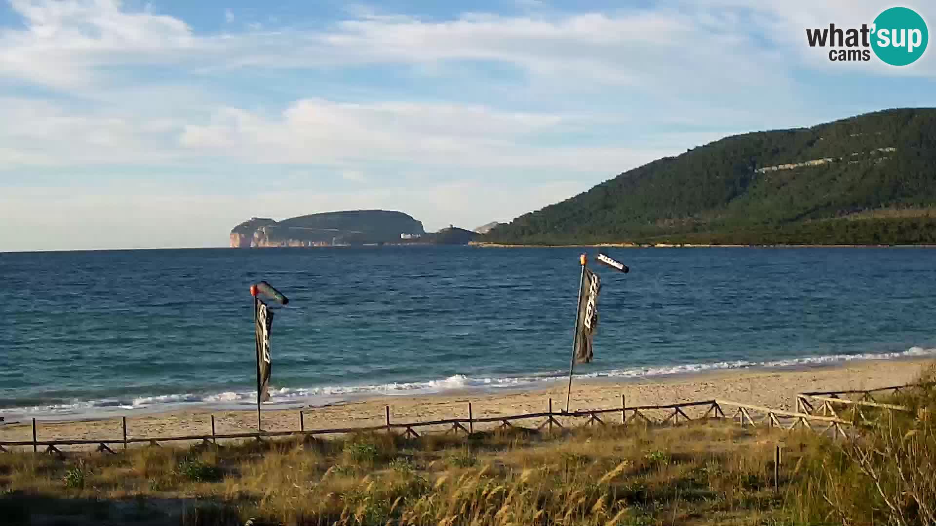 Spletna kamera plaža La Stalla Riviera del Corallo – Alghero – Sardinija – Italija