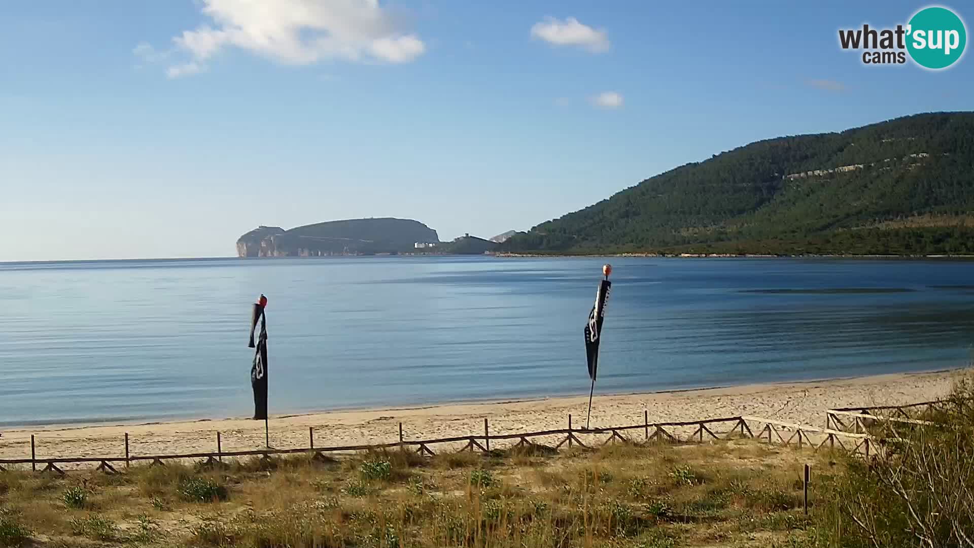 Spletna kamera plaža La Stalla Riviera del Corallo – Alghero – Sardinija – Italija