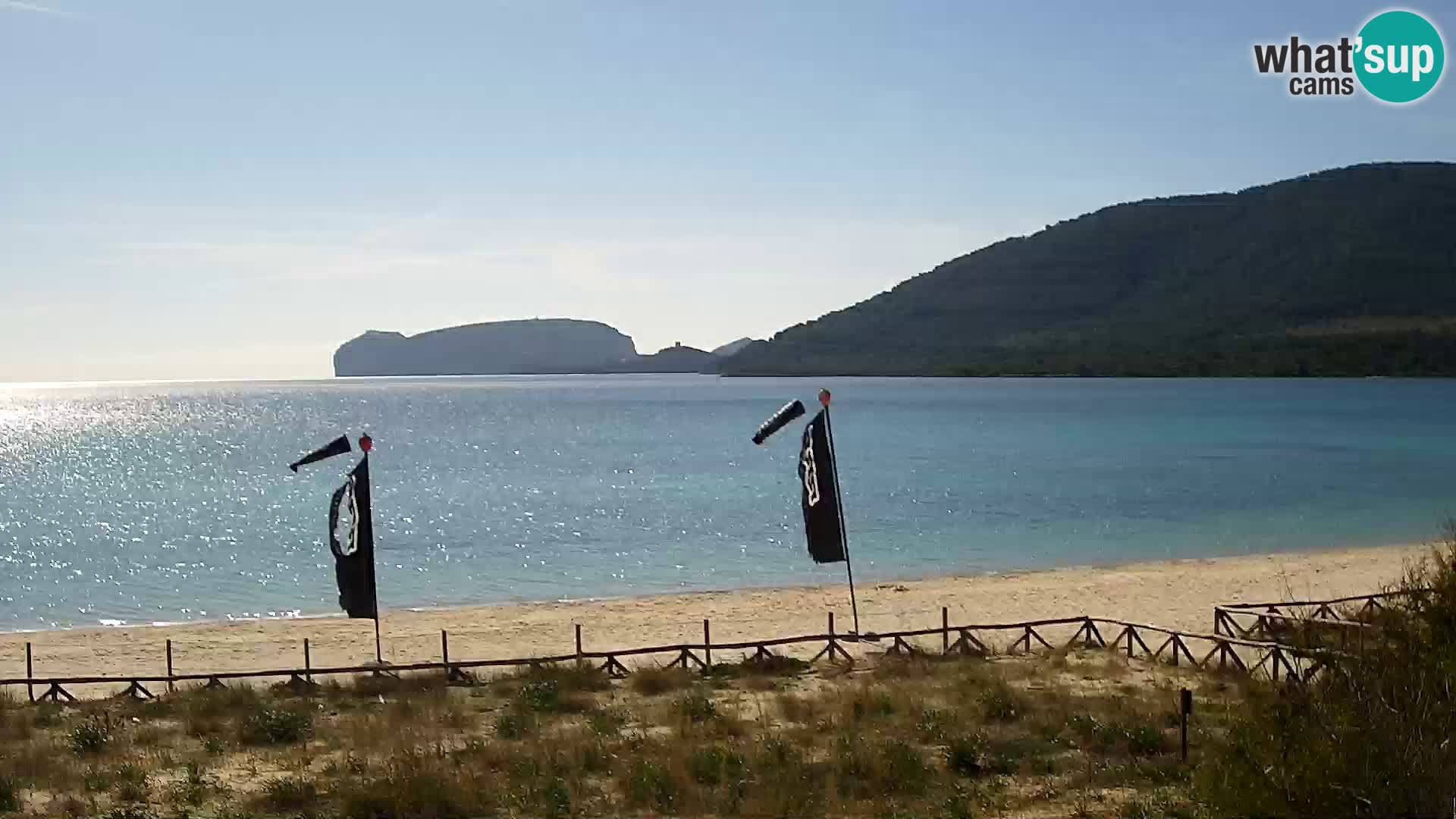 Webcam spiaggia La Stalla Riviera del Corallo – Alghero – Sardegna