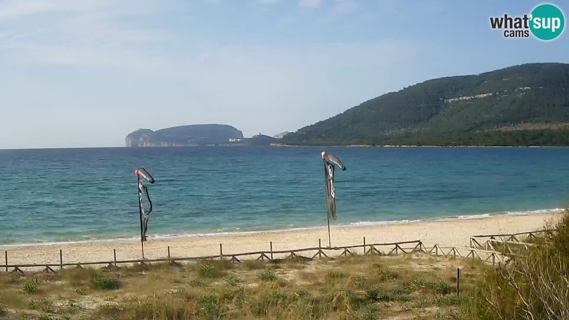 Spletna kamera plaža La Stalla Riviera del Corallo – Alghero – Sardinija – Italija