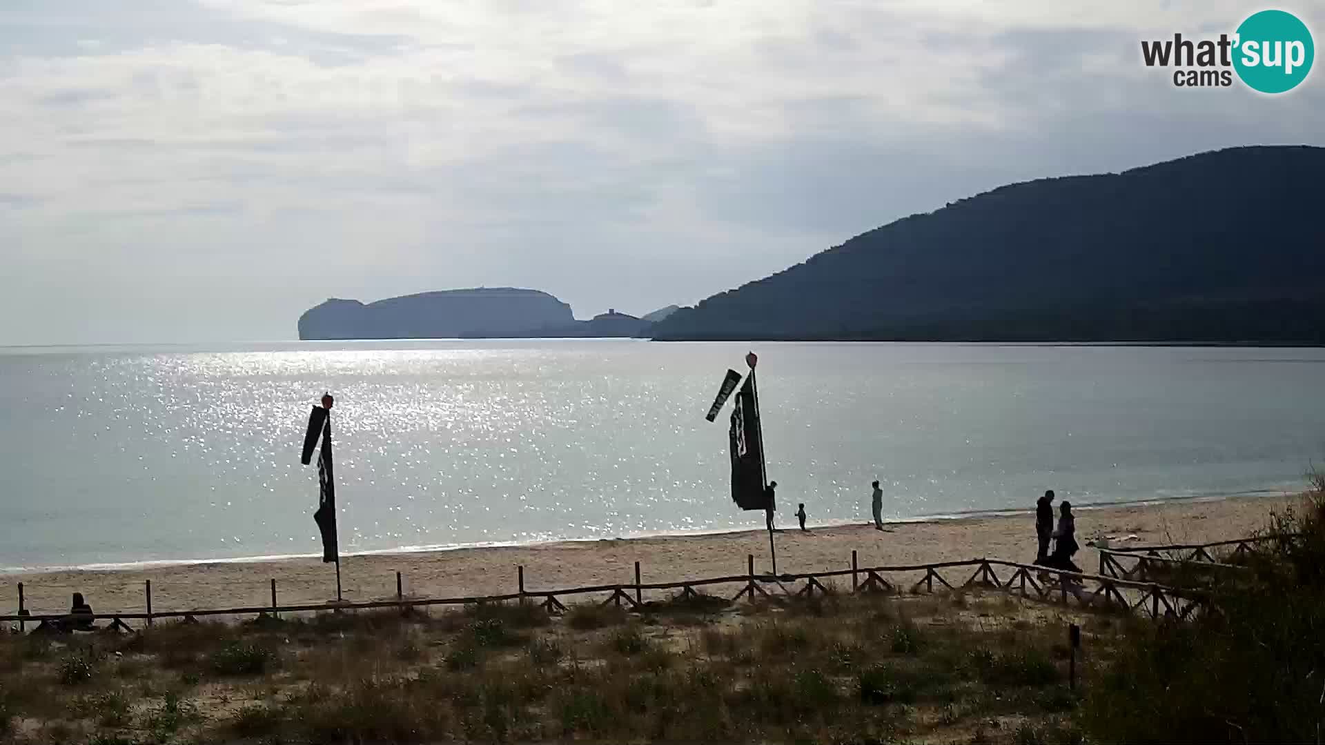 Spletna kamera plaža La Stalla Riviera del Corallo – Alghero – Sardinija – Italija