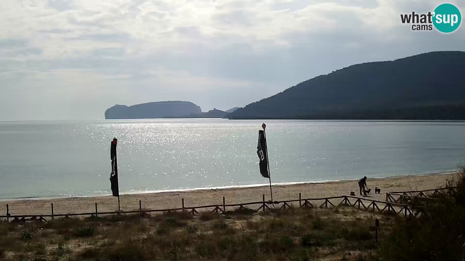 Spletna kamera plaža La Stalla Riviera del Corallo – Alghero – Sardinija – Italija