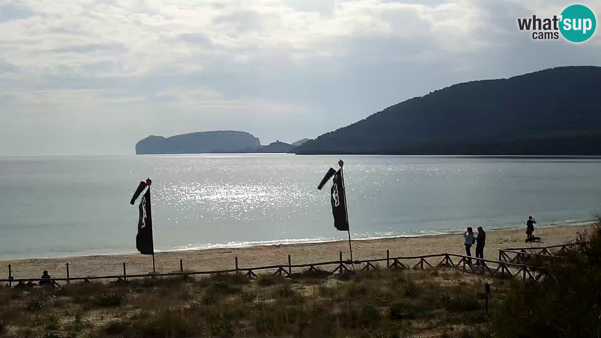 Spletna kamera plaža La Stalla Riviera del Corallo – Alghero – Sardinija – Italija