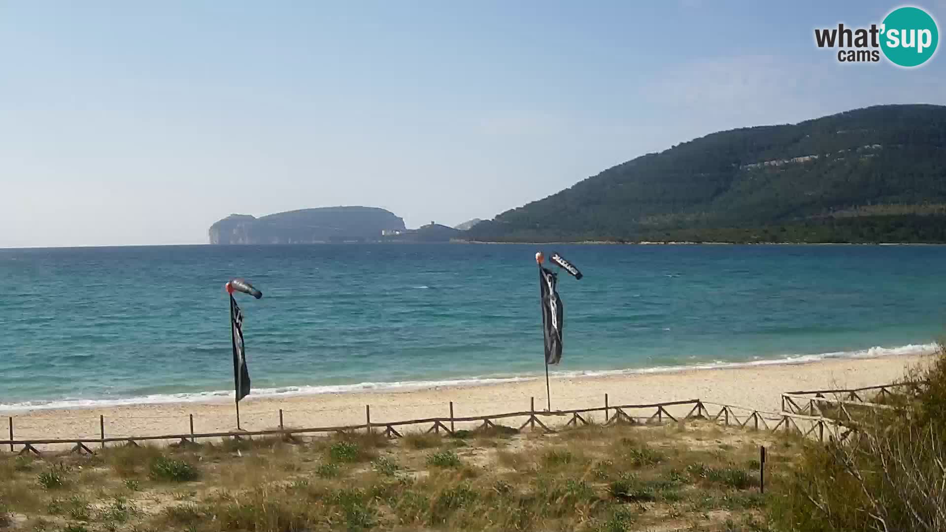 Spletna kamera plaža La Stalla Riviera del Corallo – Alghero – Sardinija – Italija