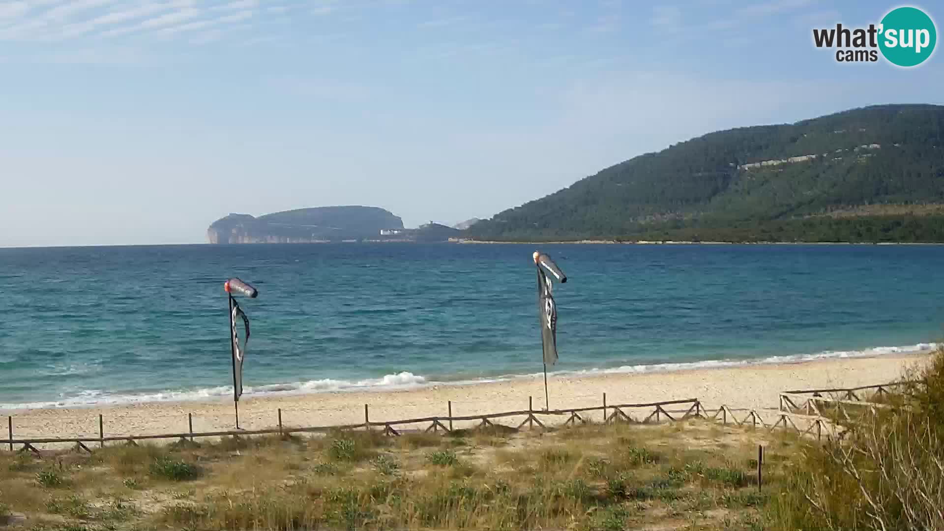 Spletna kamera plaža La Stalla Riviera del Corallo – Alghero – Sardinija – Italija