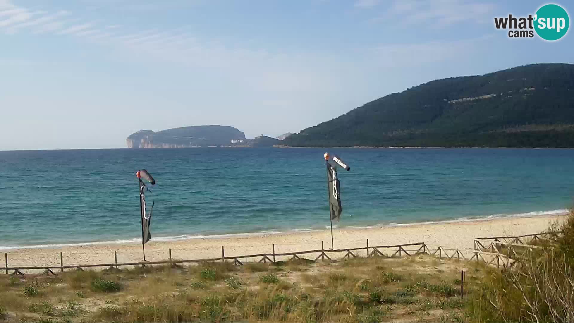 Spletna kamera plaža La Stalla Riviera del Corallo – Alghero – Sardinija – Italija