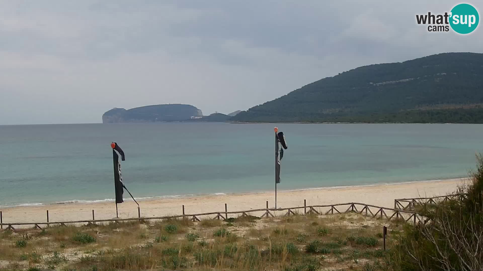 Spletna kamera plaža La Stalla Riviera del Corallo – Alghero – Sardinija – Italija