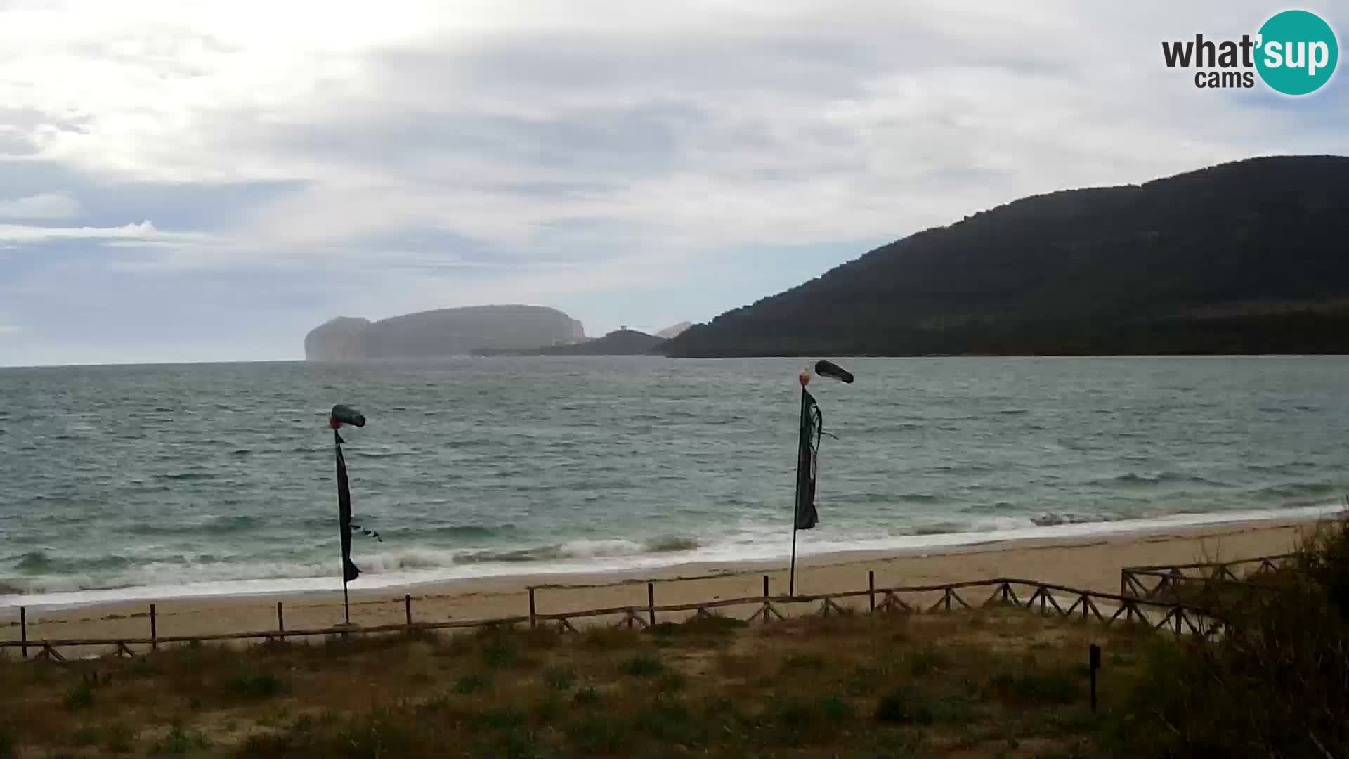 Live webcam La Stalla beach Riviera del Corallo – Alghero – Sardinia – Italy