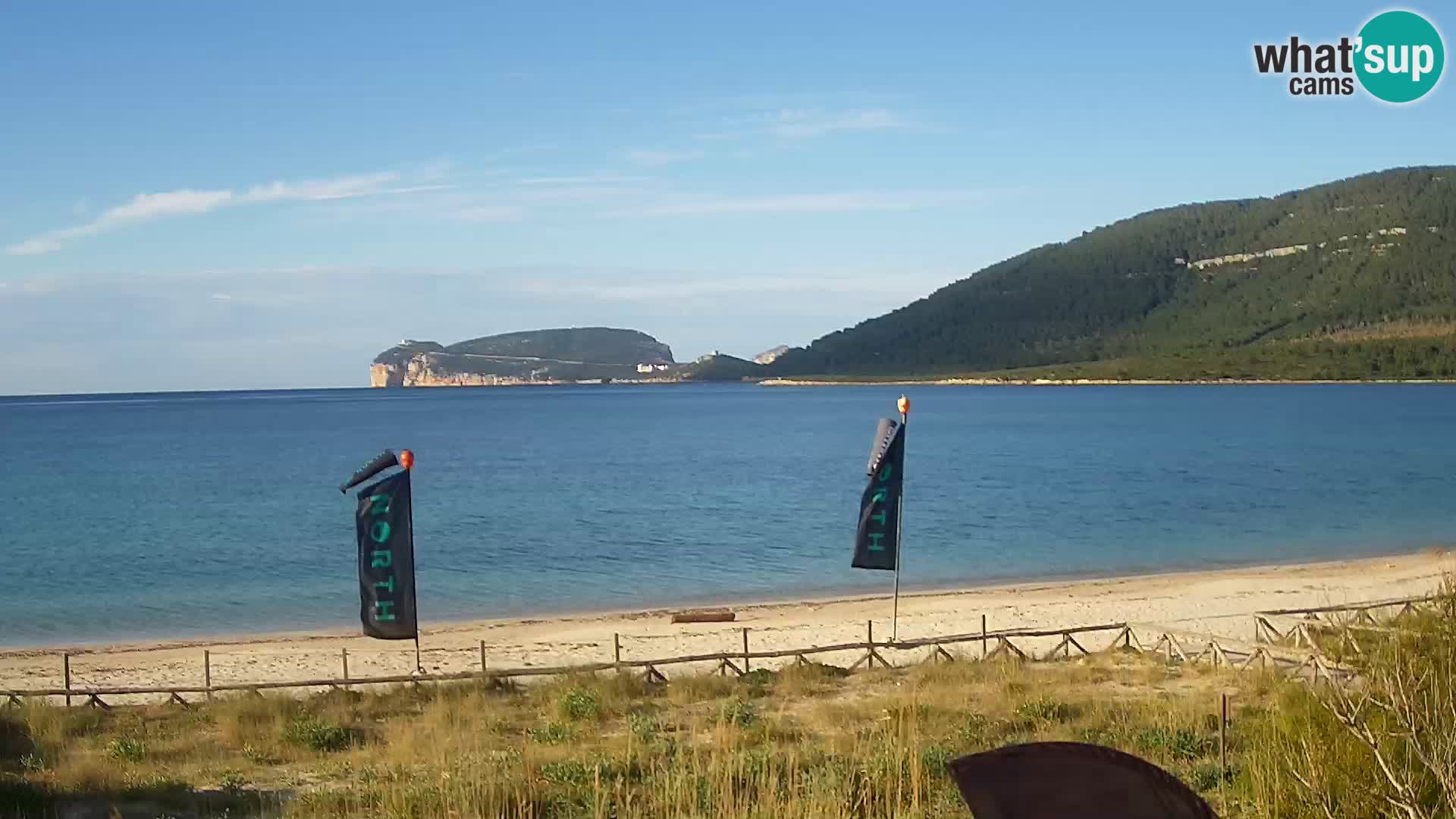 Live webcam La Stalla beach Riviera del Corallo – Alghero – Sardinia – Italy