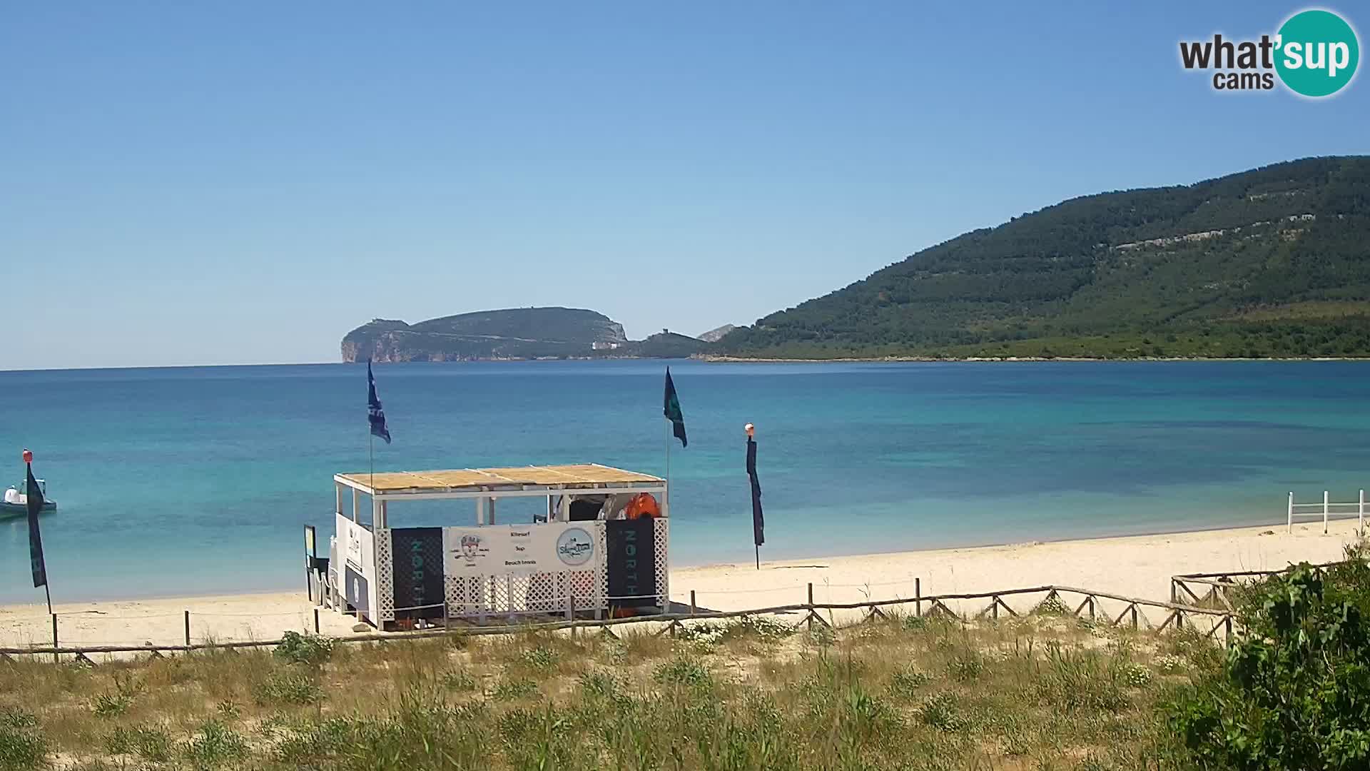 Webcam en direct Plage de La Stalla Riviera del Corallo – Alghero – Sardaigne – Italie
