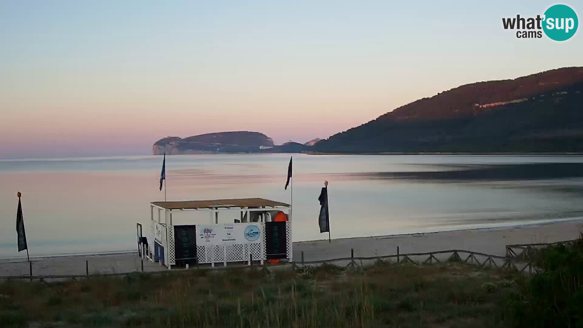 Spletna kamera plaža La Stalla Riviera del Corallo – Alghero – Sardinija – Italija