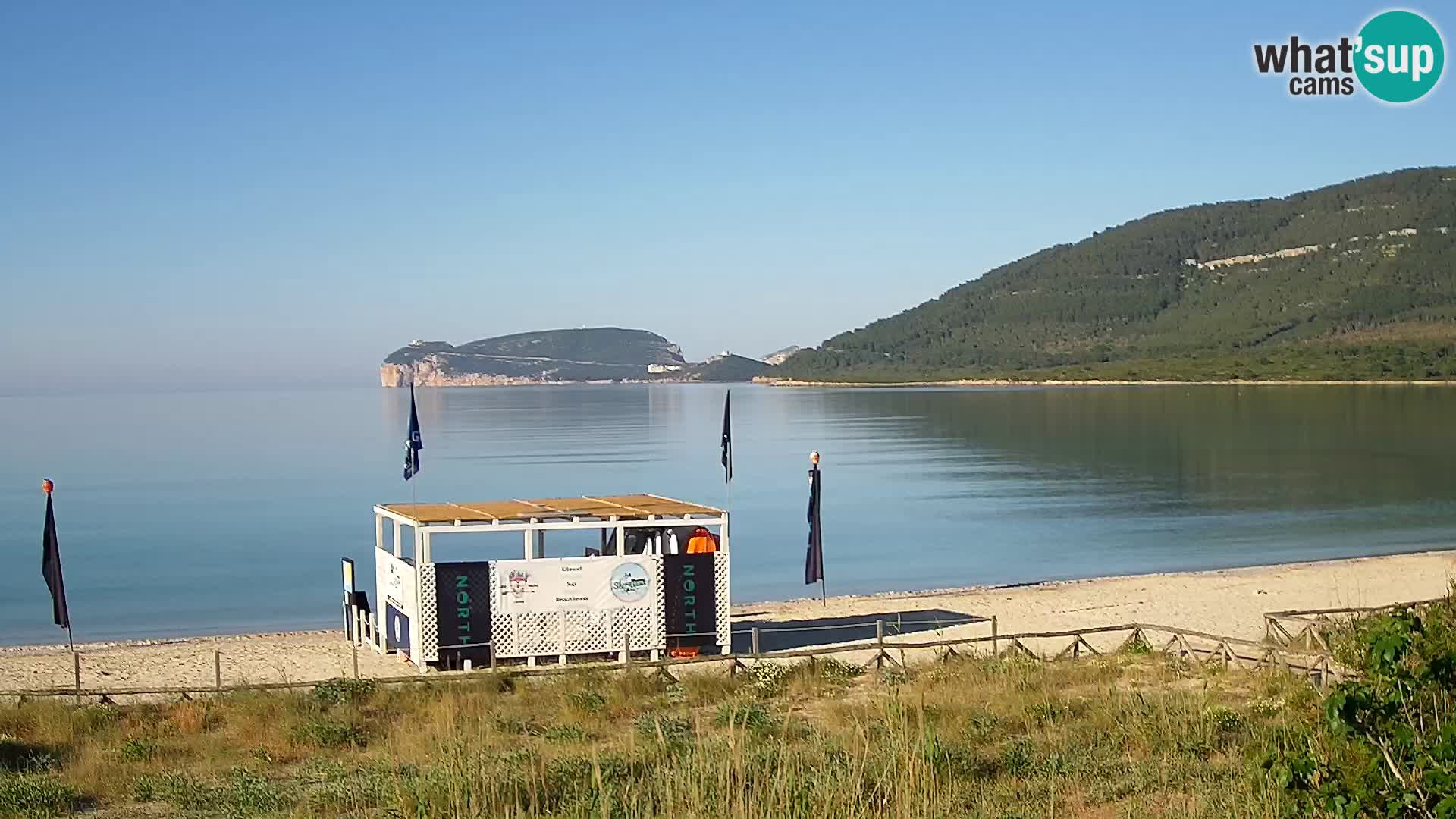 Live webcam La Stalla beach Riviera del Corallo – Alghero – Sardinia – Italy