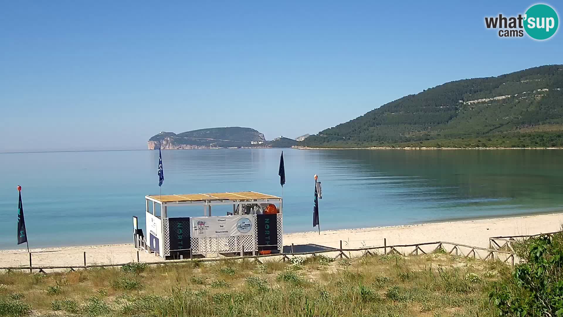 Live webcam La Stalla beach Riviera del Corallo – Alghero – Sardinia – Italy
