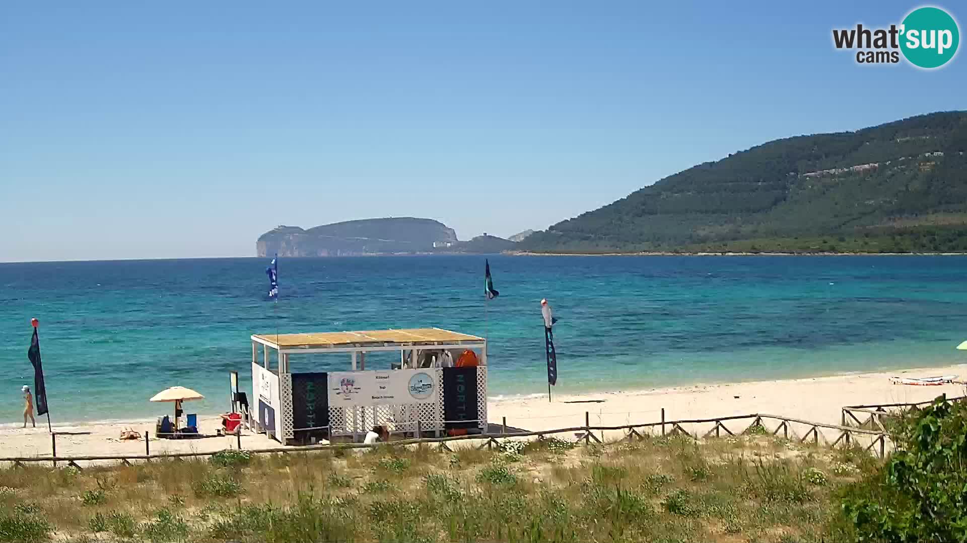 Webcam en direct Plage de La Stalla Riviera del Corallo – Alghero – Sardaigne – Italie
