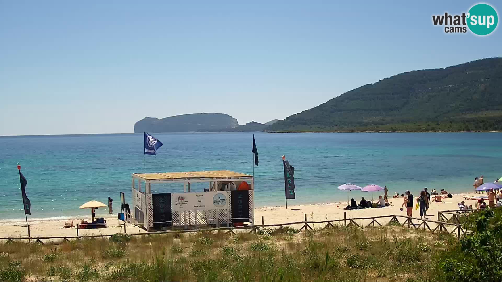 Live webcam La Stalla beach Riviera del Corallo – Alghero – Sardinia – Italy