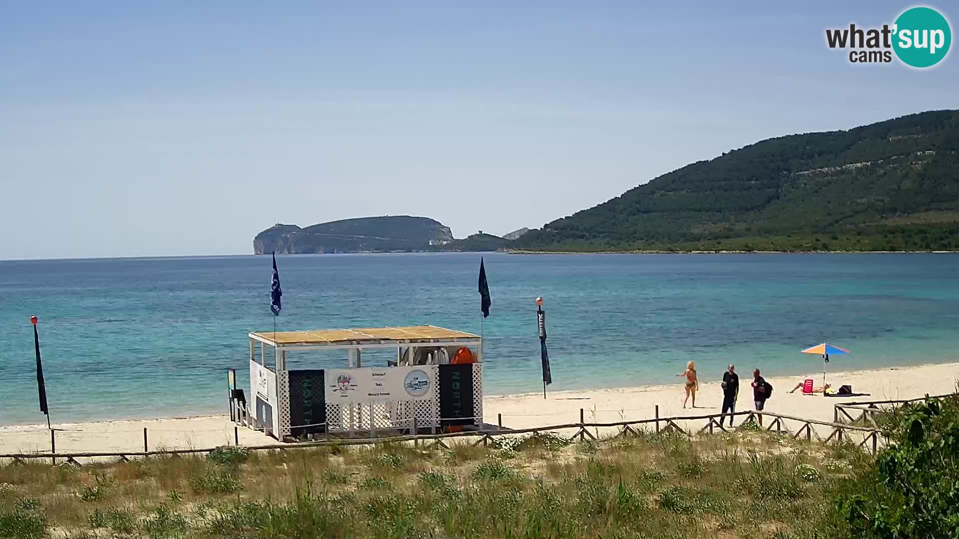 Live webcam La Stalla beach Riviera del Corallo – Alghero – Sardinia – Italy