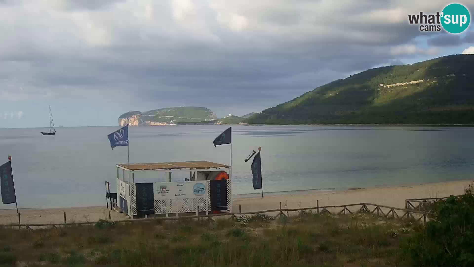 Live webcam La Stalla beach Riviera del Corallo – Alghero – Sardinia – Italy