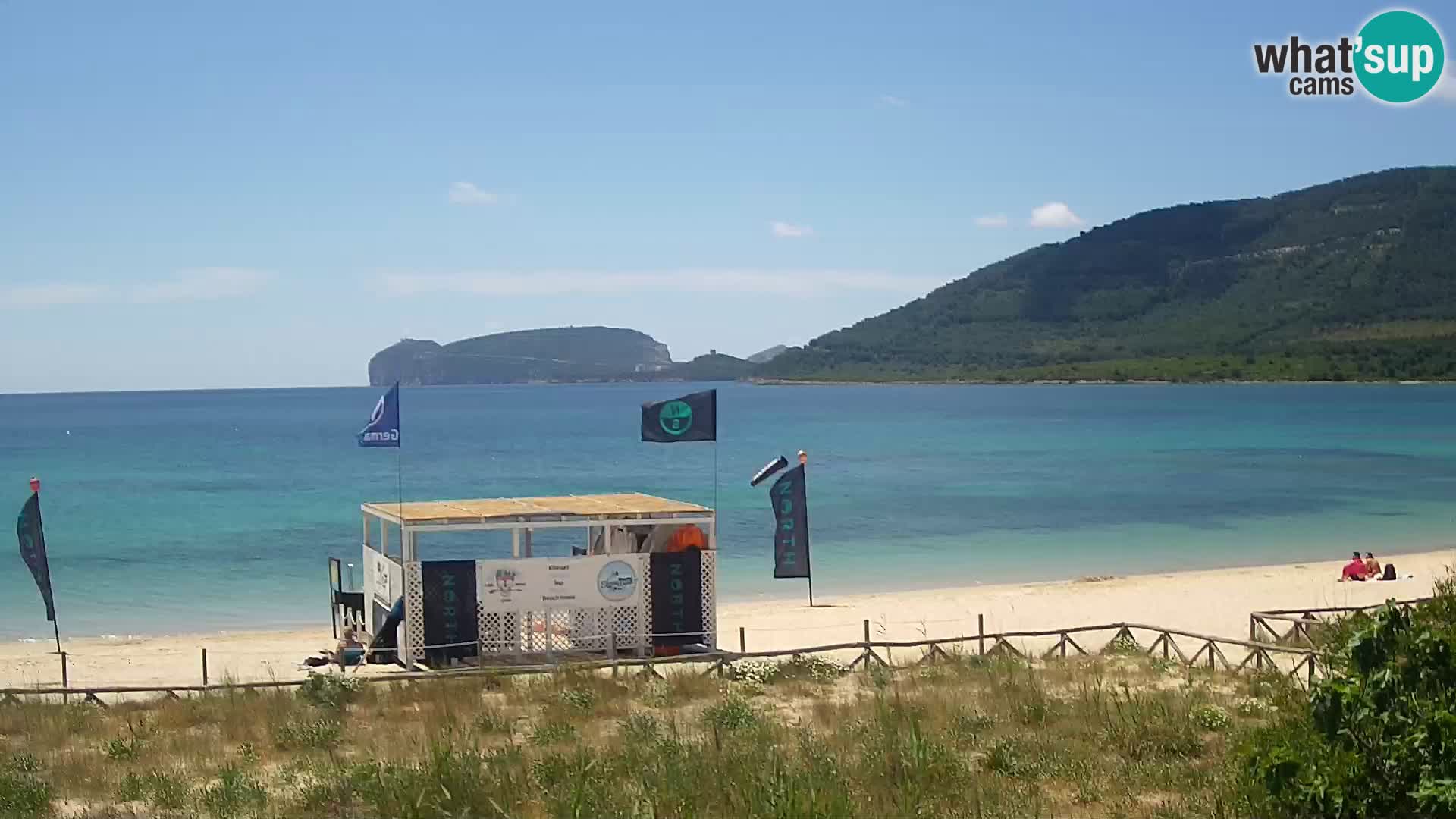 Live webcam La Stalla beach Riviera del Corallo – Alghero – Sardinia – Italy
