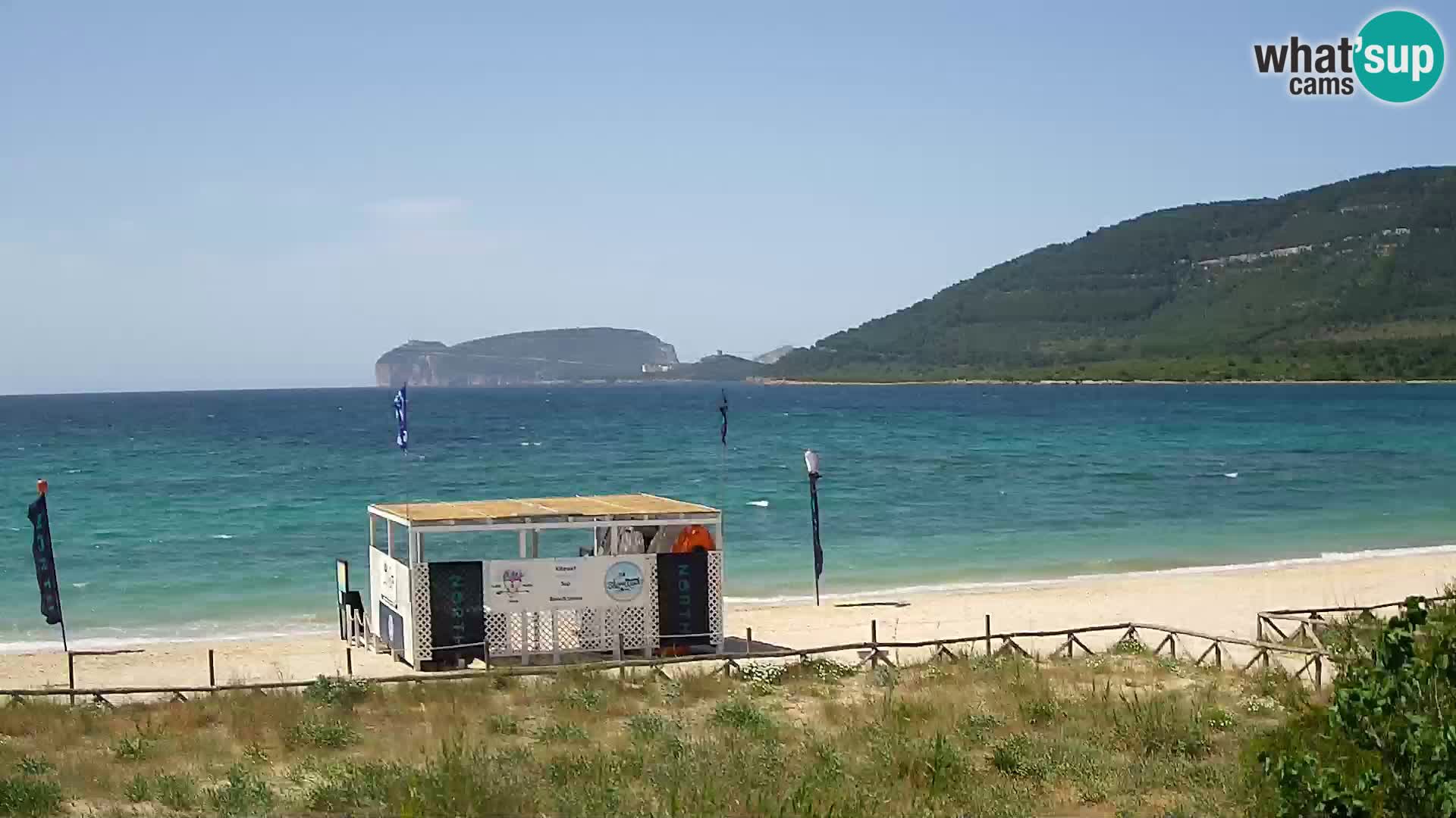 Live webcam La Stalla beach Riviera del Corallo – Alghero – Sardinia – Italy