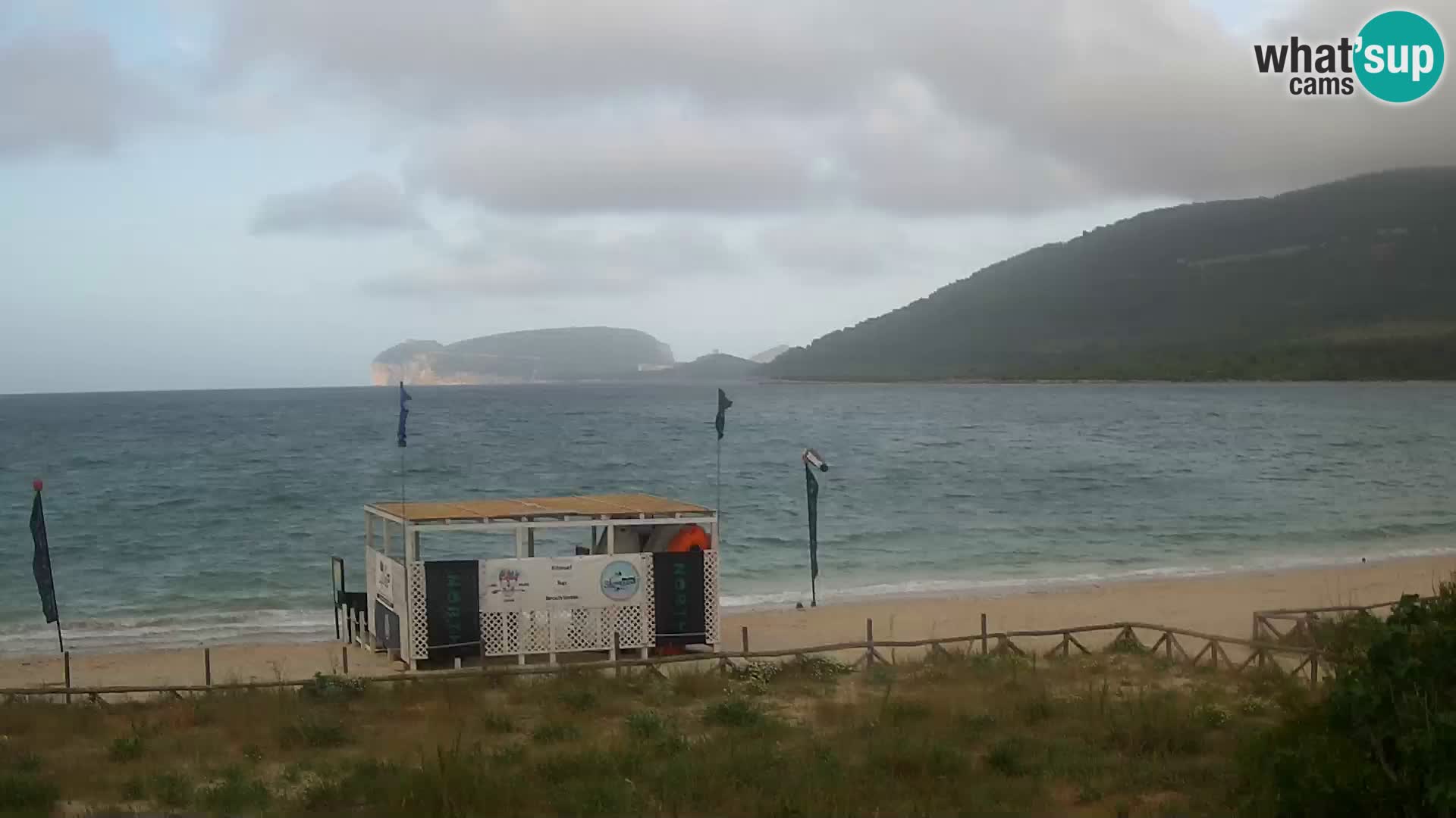 Spletna kamera plaža La Stalla Riviera del Corallo – Alghero – Sardinija – Italija