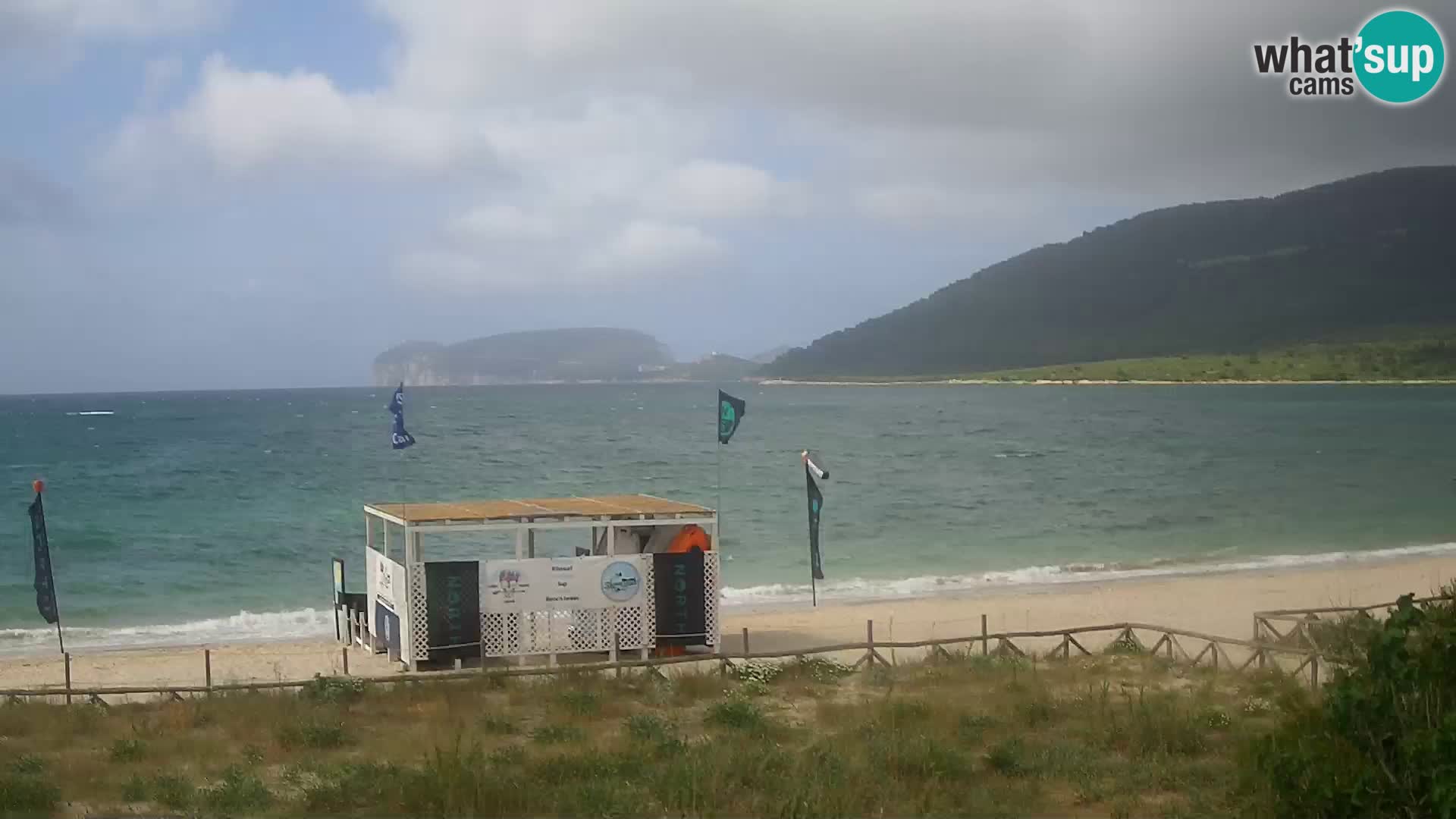 Live webcam La Stalla beach Riviera del Corallo – Alghero – Sardinia – Italy