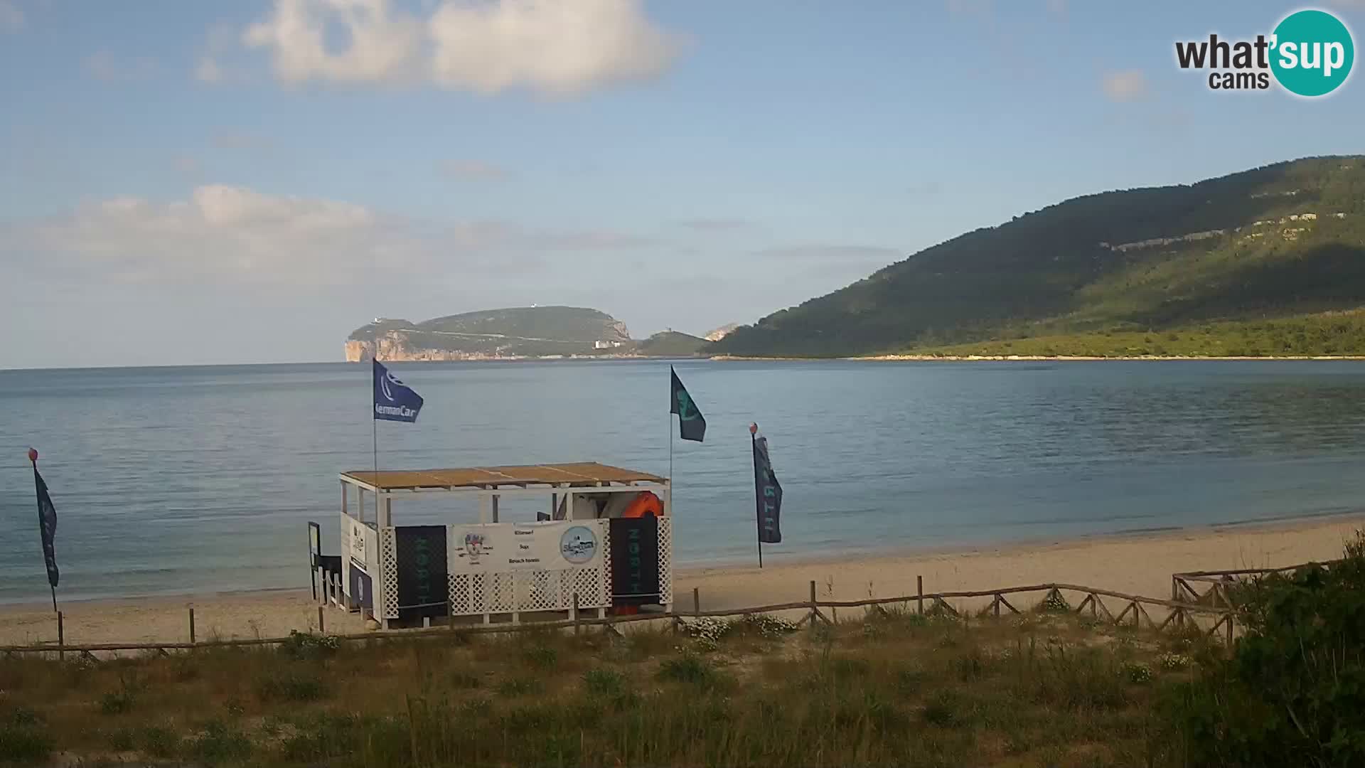 Live webcam La Stalla beach Riviera del Corallo – Alghero – Sardinia – Italy