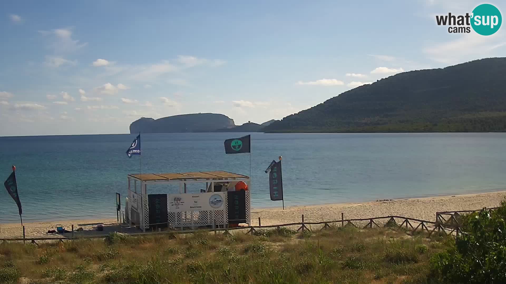 Live webcam La Stalla beach Riviera del Corallo – Alghero – Sardinia – Italy