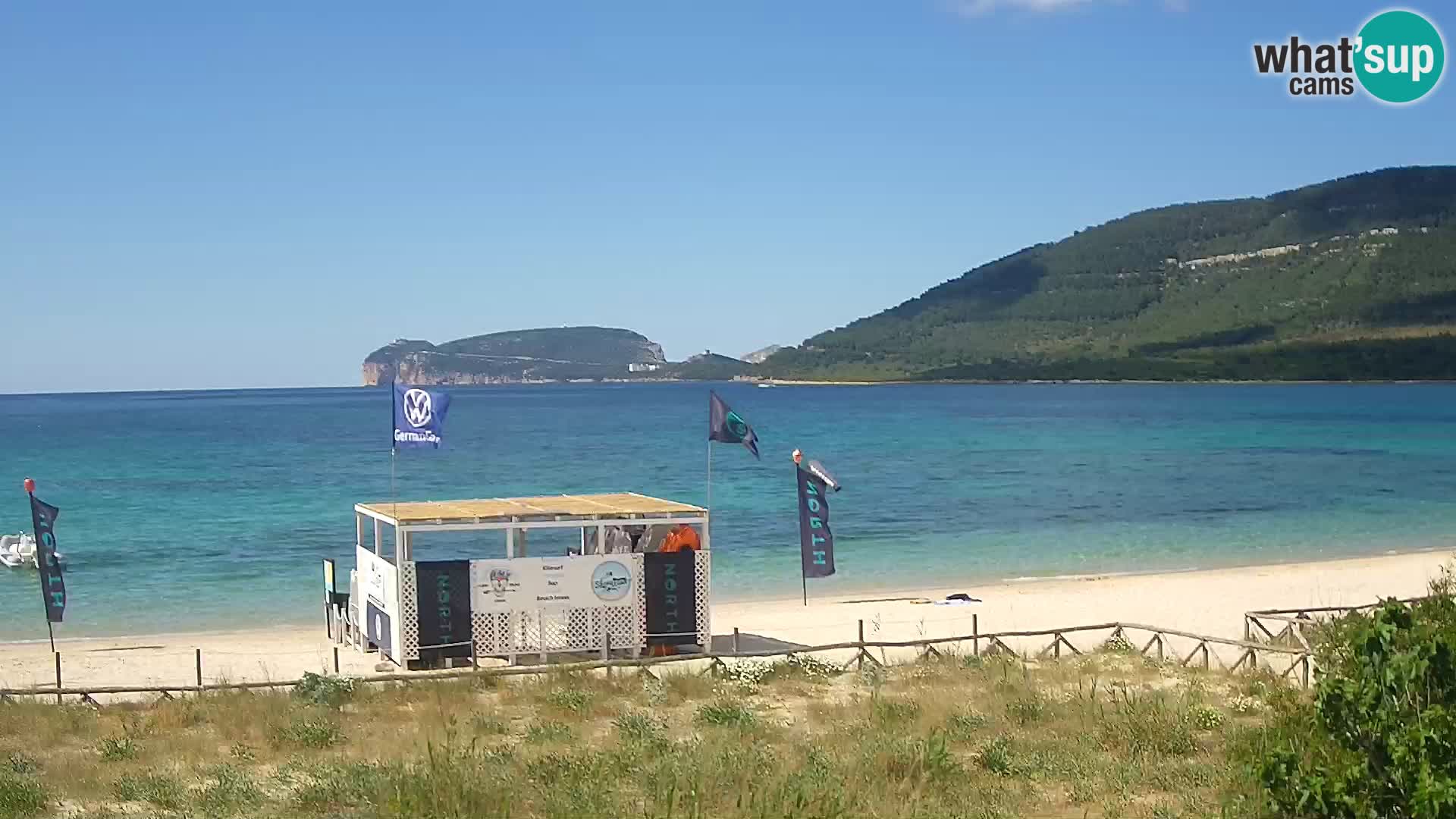 Live webcam La Stalla beach Riviera del Corallo – Alghero – Sardinia – Italy