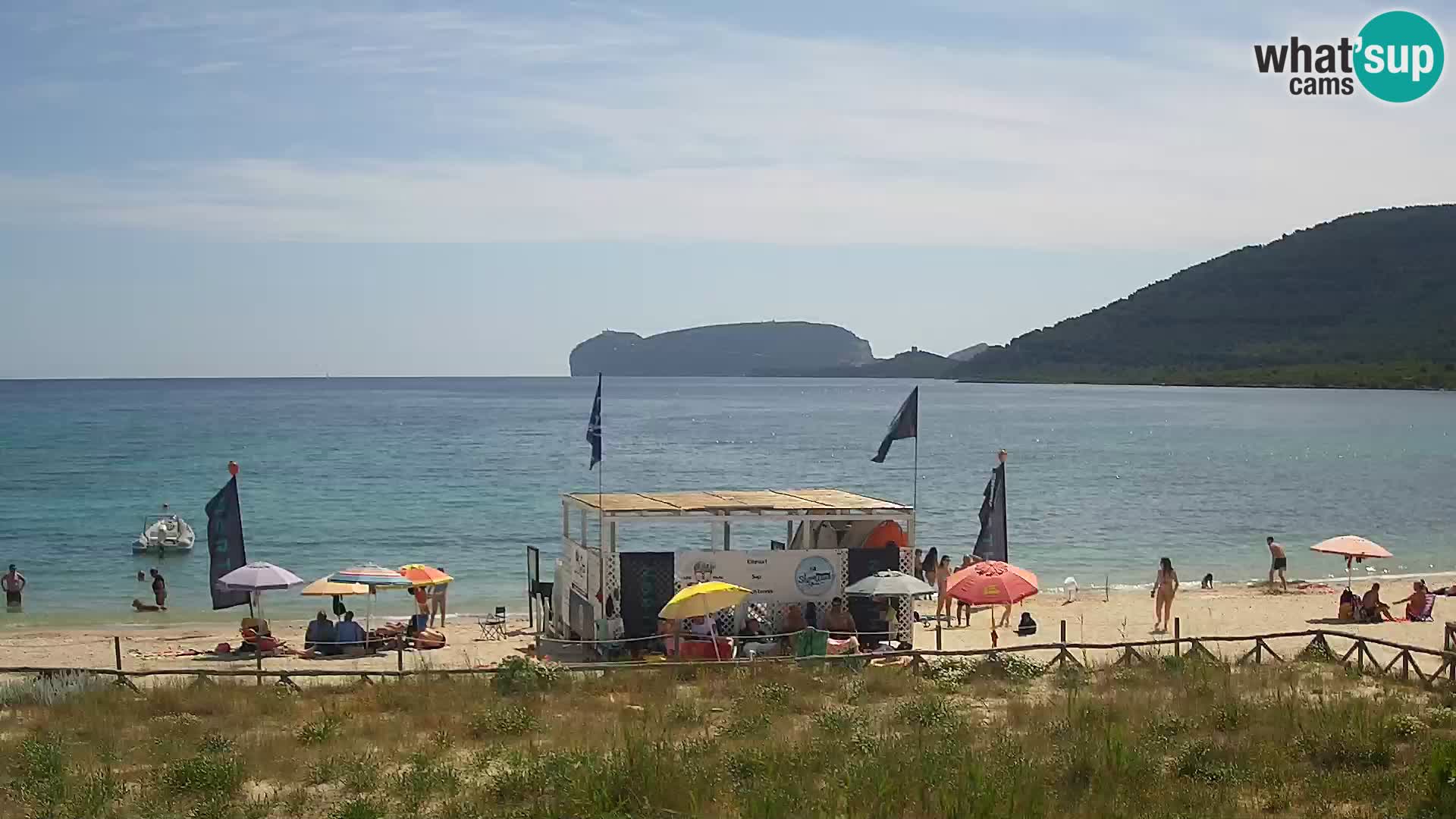 Live webcam La Stalla beach Riviera del Corallo – Alghero – Sardinia – Italy