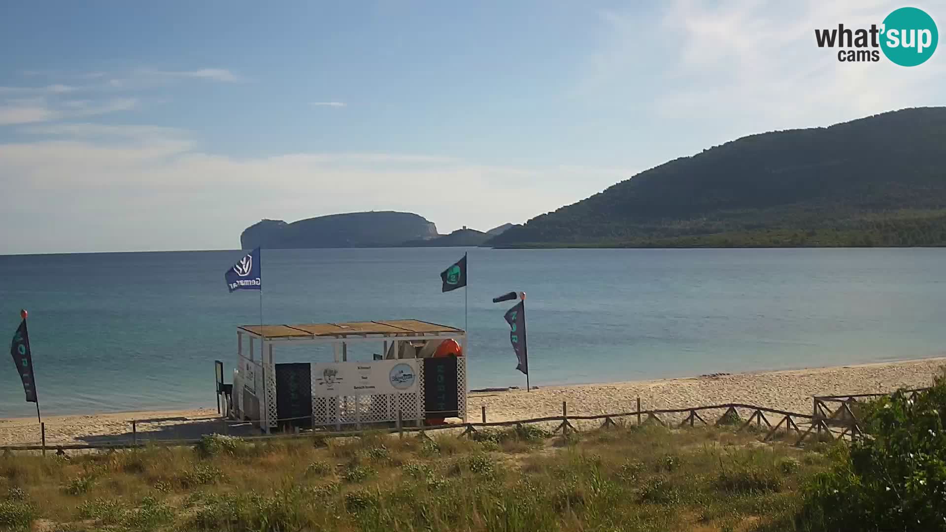 Live webcam La Stalla beach Riviera del Corallo – Alghero – Sardinia – Italy