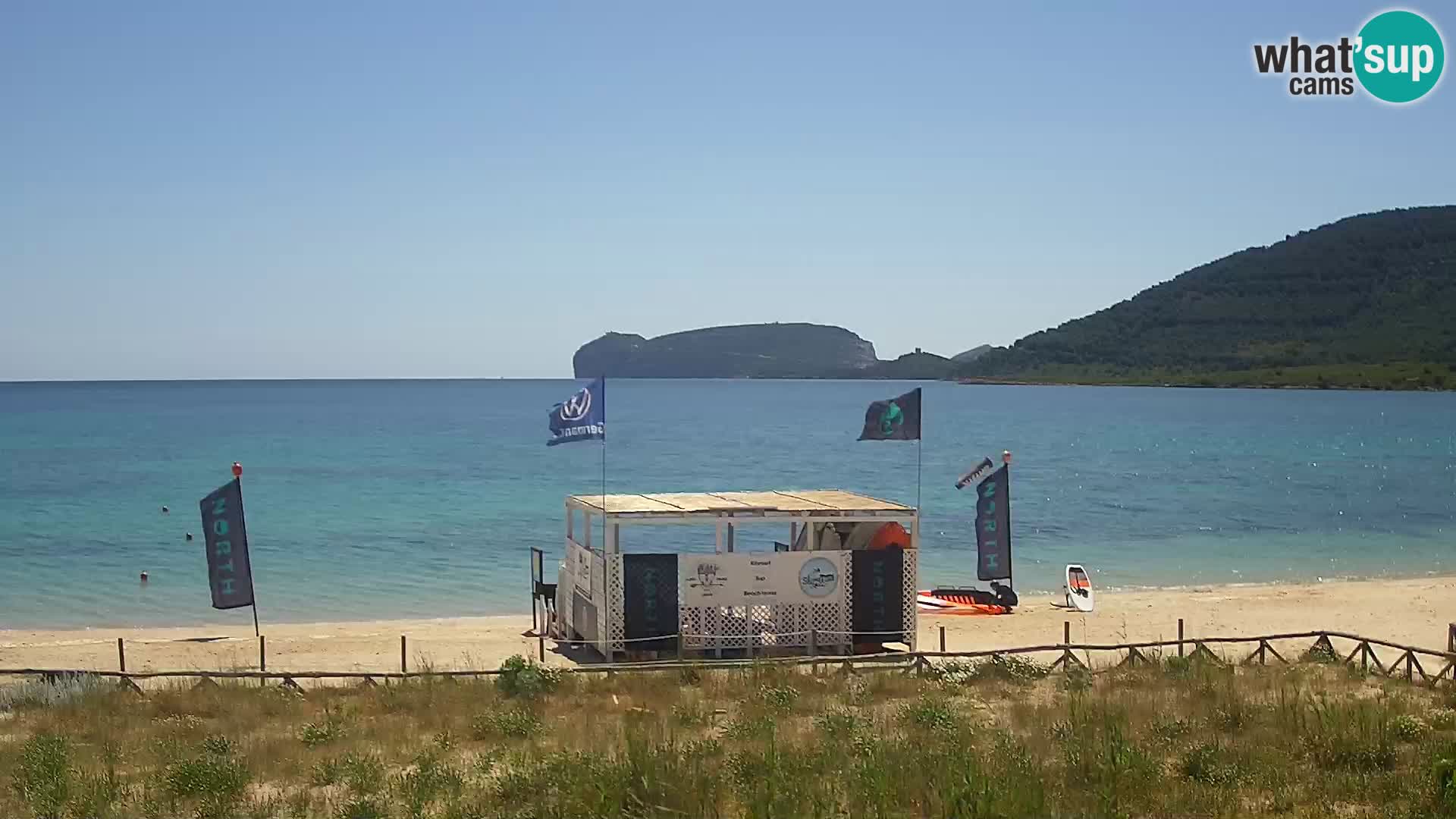 Spletna kamera plaža La Stalla Riviera del Corallo – Alghero – Sardinija – Italija