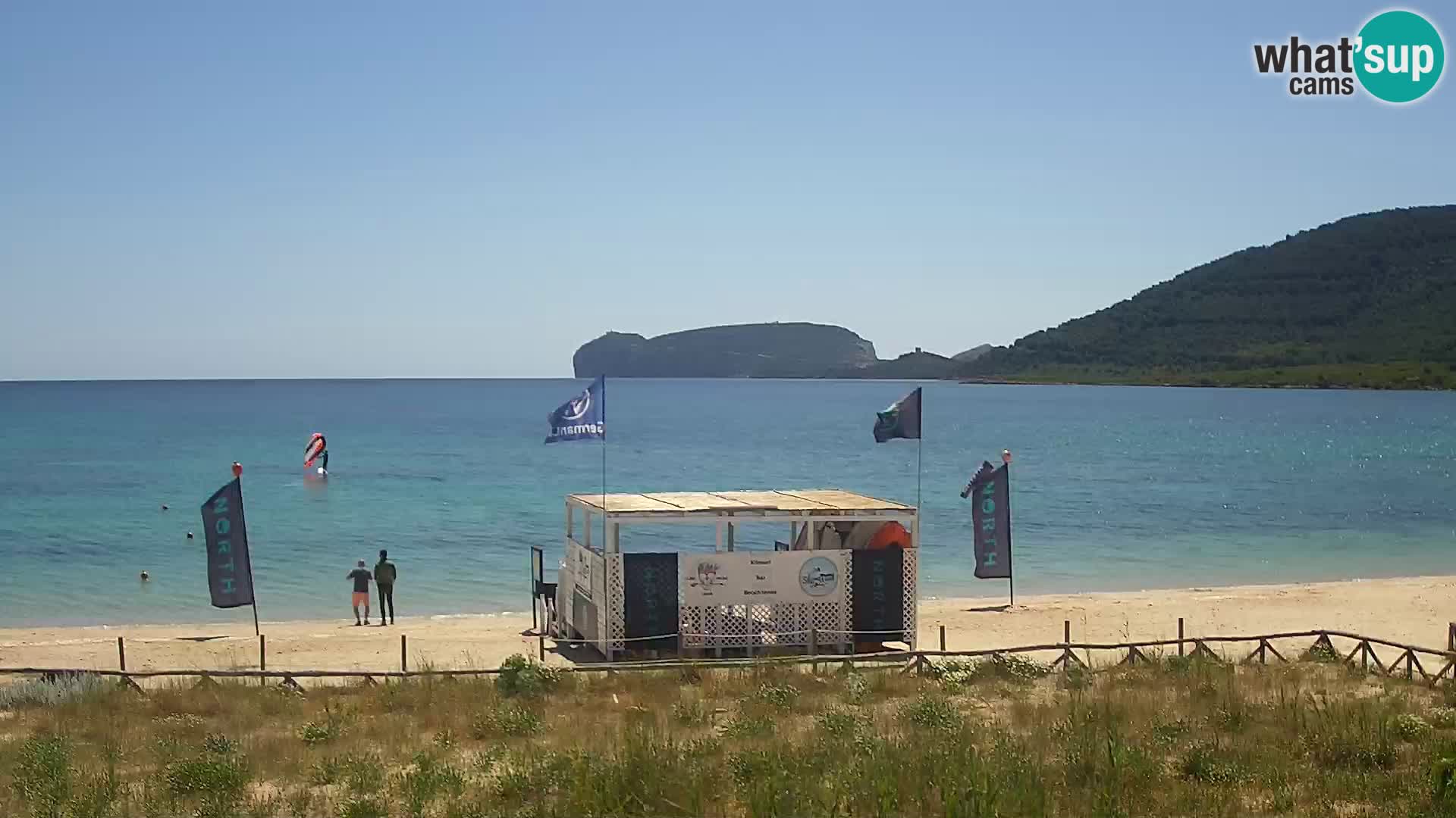 Spletna kamera plaža La Stalla Riviera del Corallo – Alghero – Sardinija – Italija